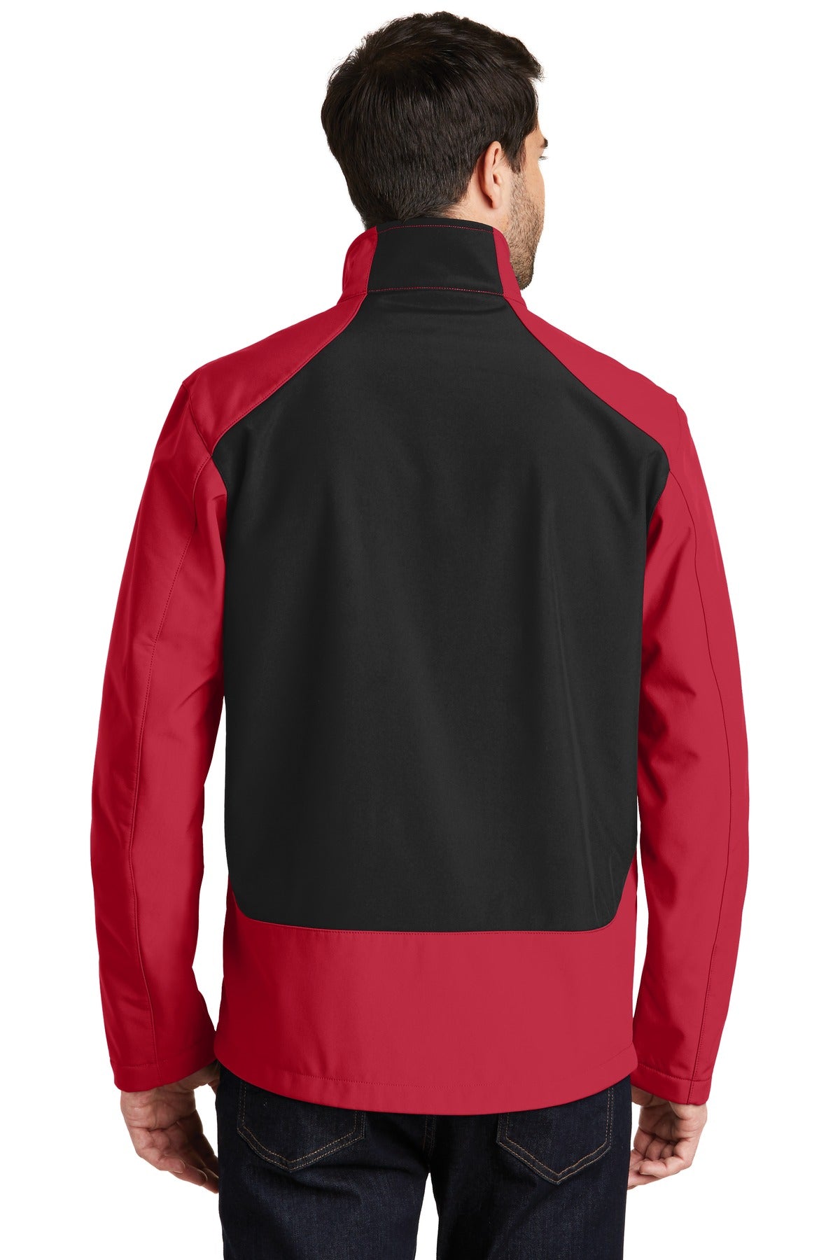 Port Authority Men's Back-Block Soft Shell Jacket. J336 Mens Apparel Jackets & Vests