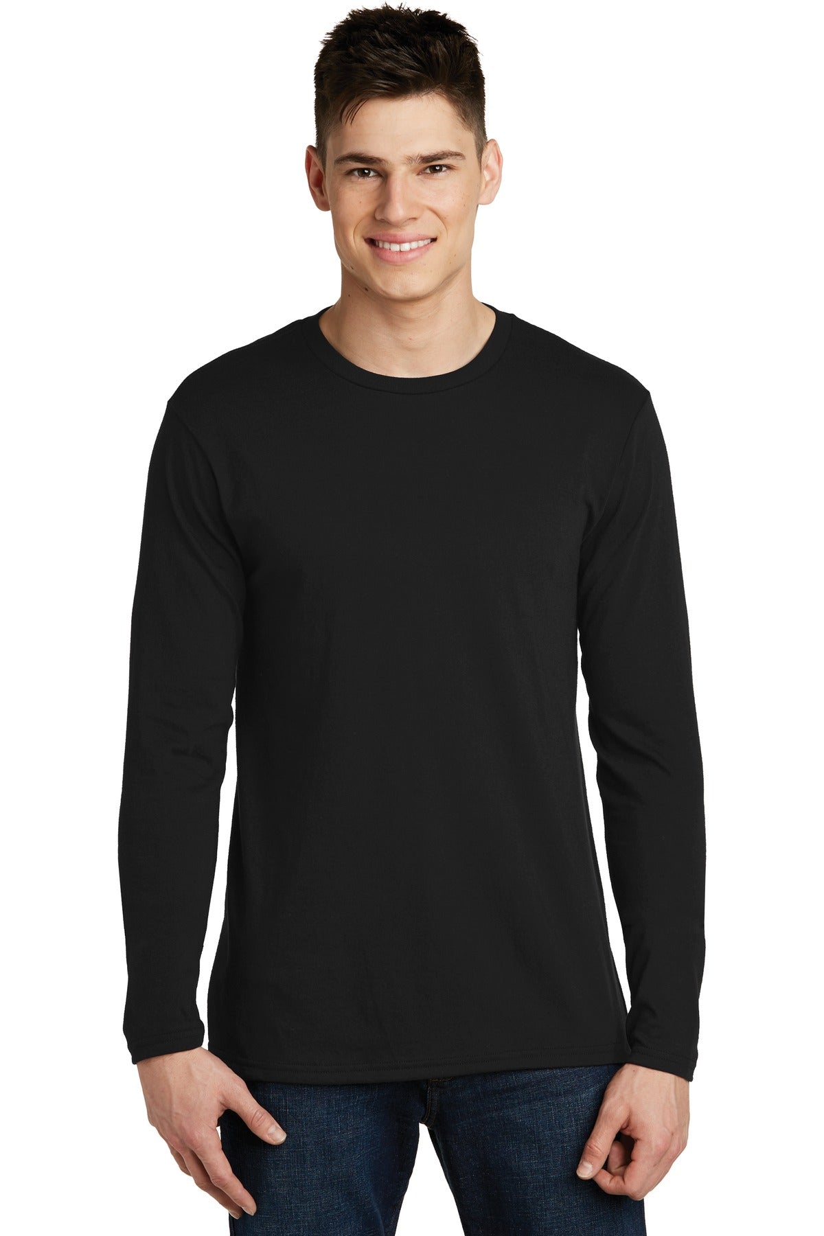 District Men's Very Important Tee Long Sleeve. DT6200 Mens Apparel Shirts & Tops