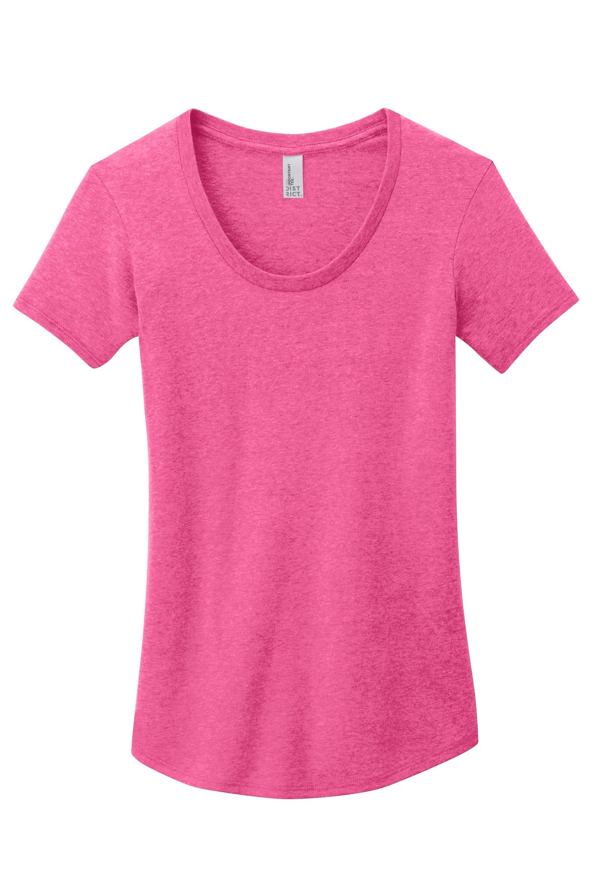 District Women's Fitted Very Important Tee Scoop Neck. DT6401 Womens Apparel Shirts & Tops