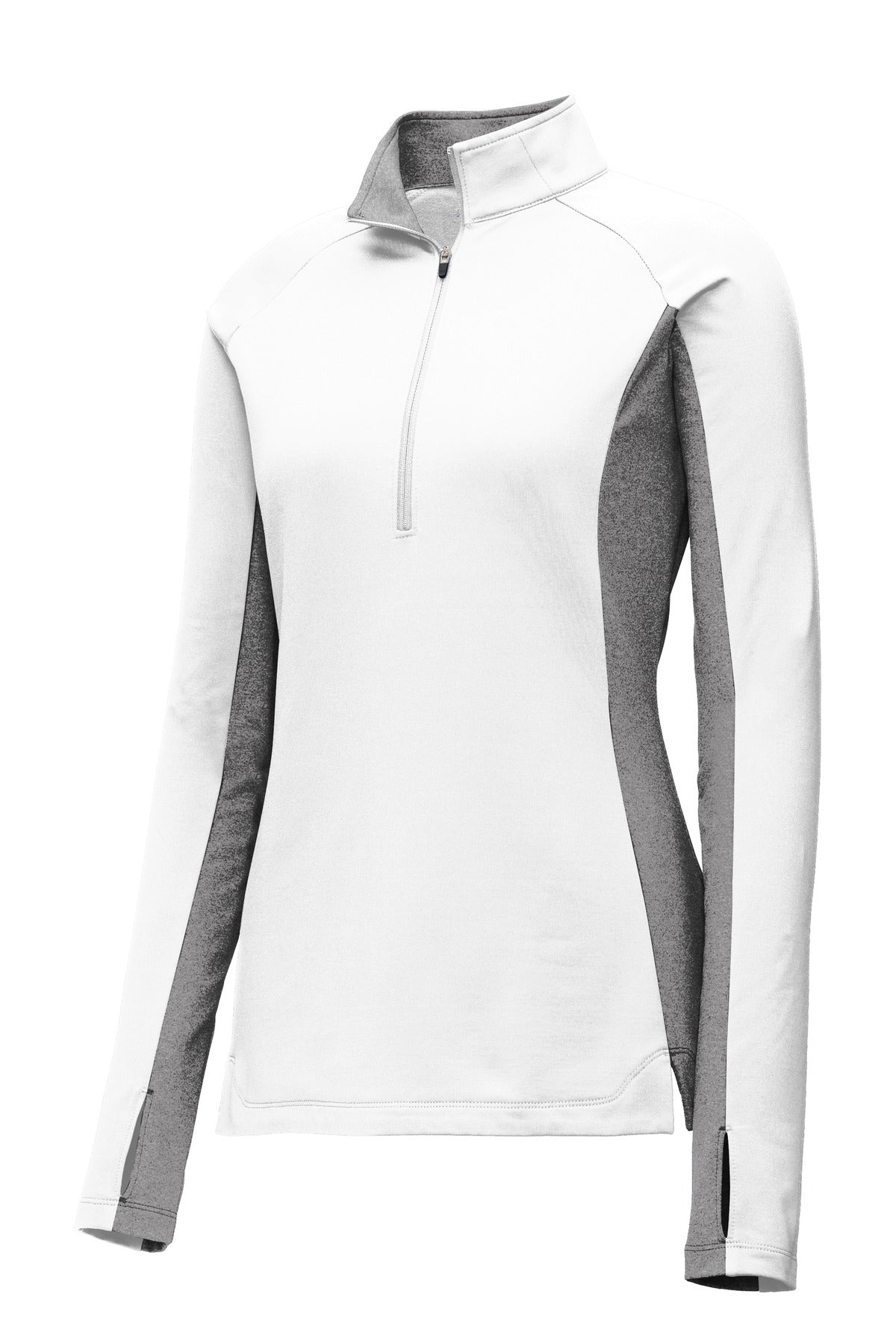 Sport-Tek Women's Sport-Wick Stretch Contrast 1/2-Zip Pullover LST854 Womens Apparel Sweatshirts & Fleece