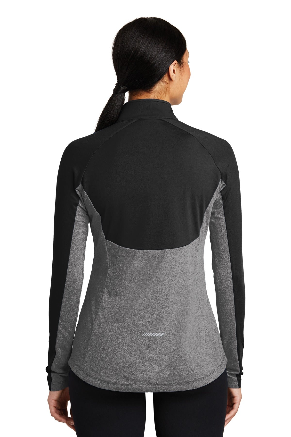 Sport-Tek Women's Sport-Wick Stretch Contrast 1/2-Zip Pullover LST854 Womens Apparel Sweatshirts & Fleece