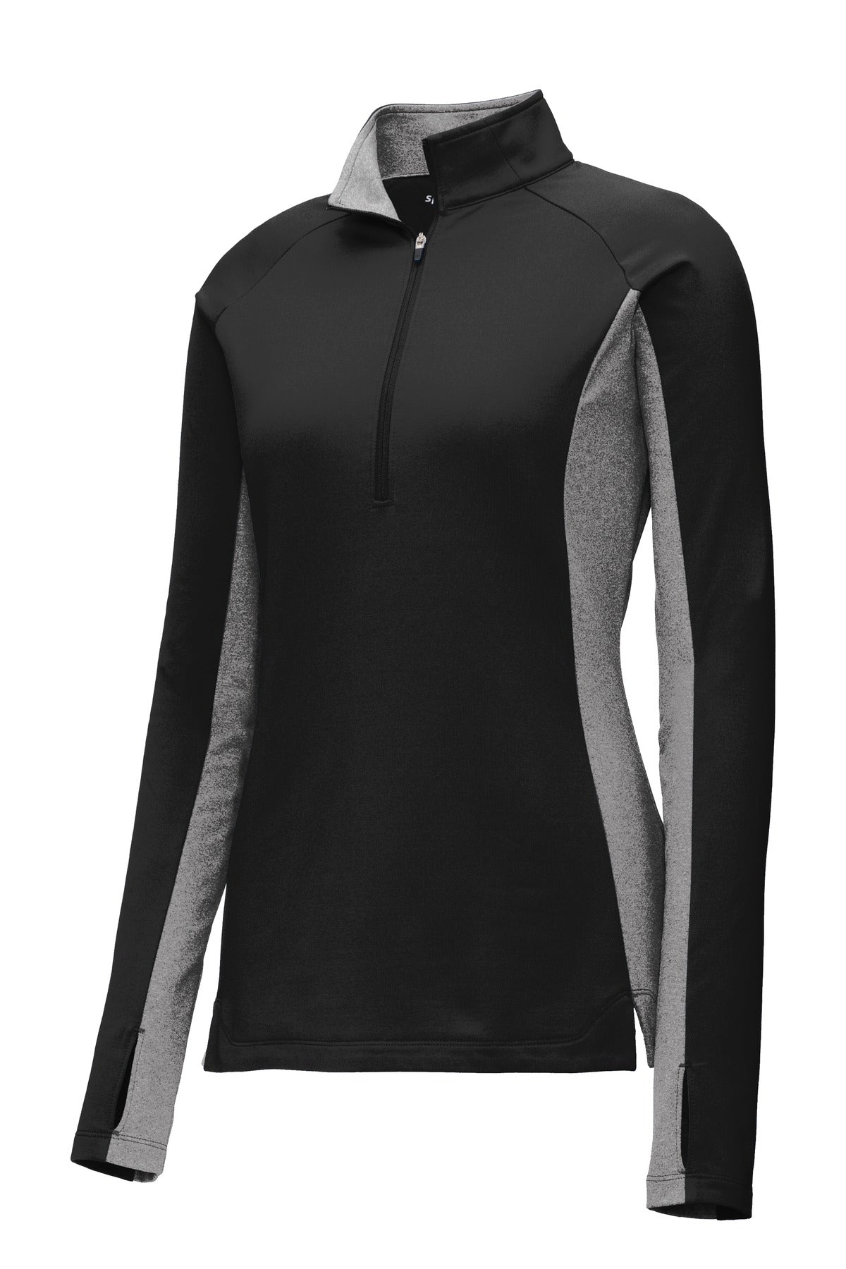 Sport-Tek Women's Sport-Wick Stretch Contrast 1/2-Zip Pullover LST854 Womens Apparel Sweatshirts & Fleece