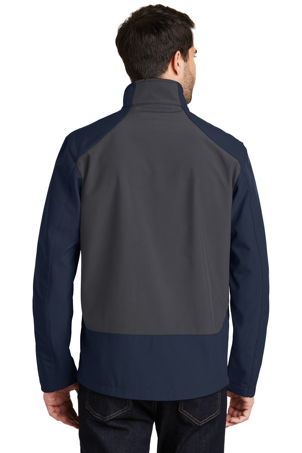 Port Authority Men's Back-Block Soft Shell Jacket. J336 Mens Apparel Jackets & Vests