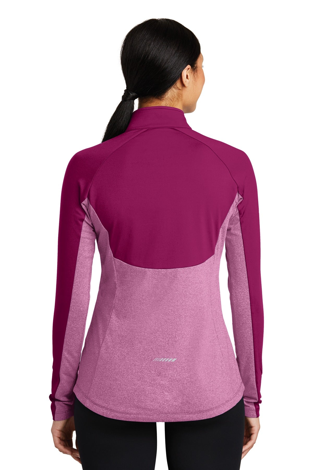 Sport-Tek Women's Sport-Wick Stretch Contrast 1/2-Zip Pullover LST854 Womens Apparel Sweatshirts & Fleece