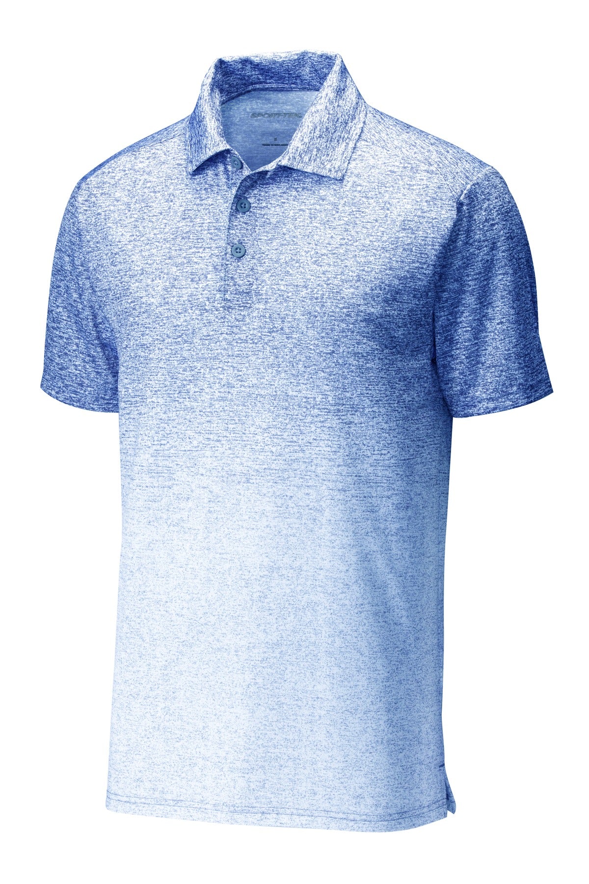 Sport-Tek Ombre Heather Polo. ST671 Mens Apparel Shirts & Tops