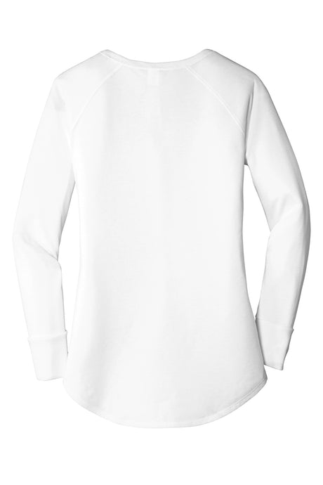 District Women's Perfect Tri Long Sleeve Tunic Tee. DT132L Womens Apparel Shirts & Tops