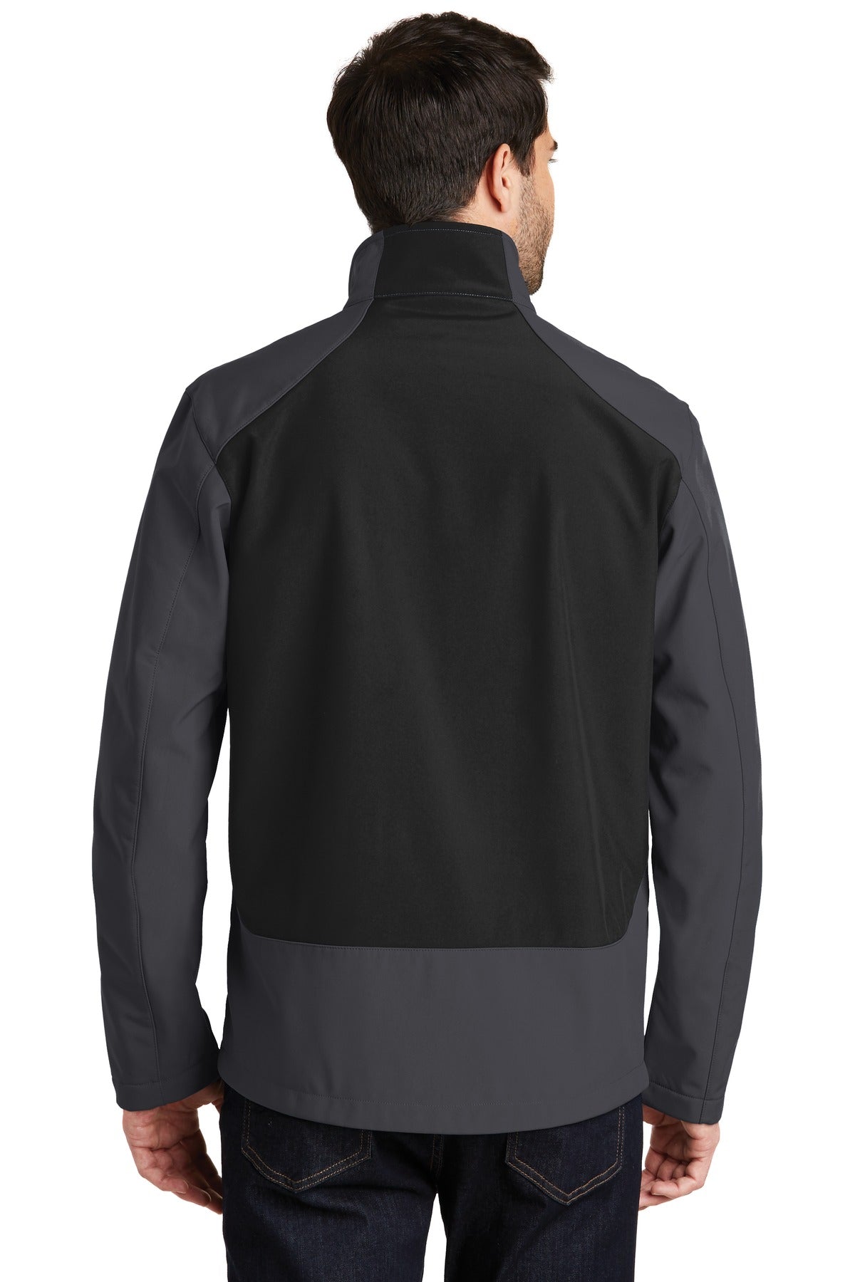 Port Authority Men's Back-Block Soft Shell Jacket. J336 Mens Apparel Jackets & Vests
