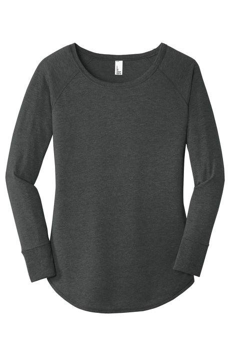 District Women's Perfect Tri Long Sleeve Tunic Tee. DT132L Womens Apparel Shirts & Tops