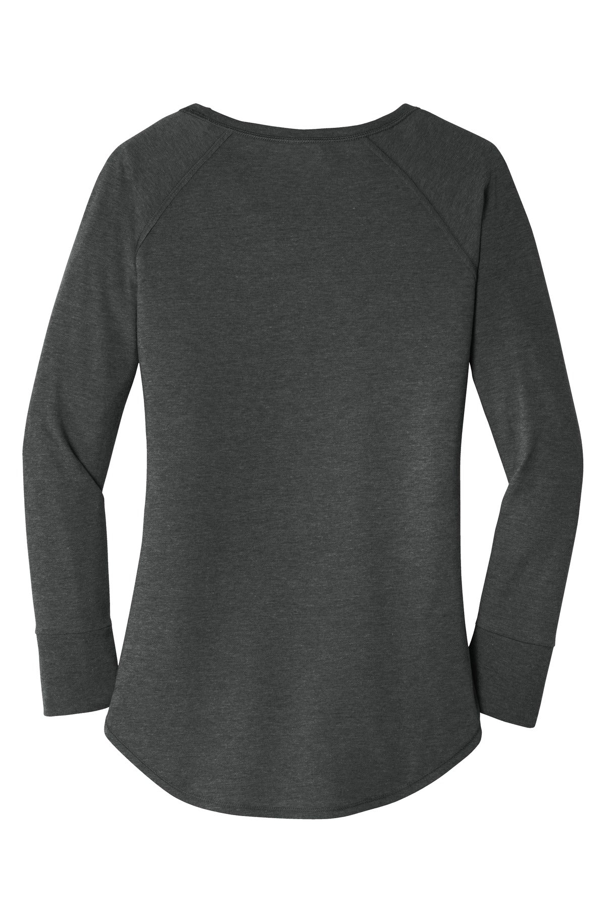 District Women's Perfect Tri Long Sleeve Tunic Tee. DT132L Womens Apparel Shirts & Tops