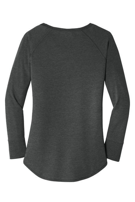 District Women's Perfect Tri Long Sleeve Tunic Tee. DT132L Womens Apparel Shirts & Tops