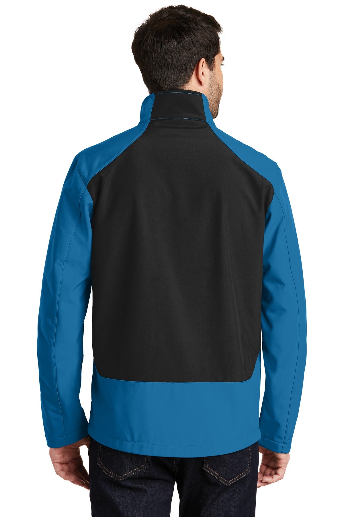Port Authority Men's Back-Block Soft Shell Jacket. J336 Mens Apparel Jackets & Vests