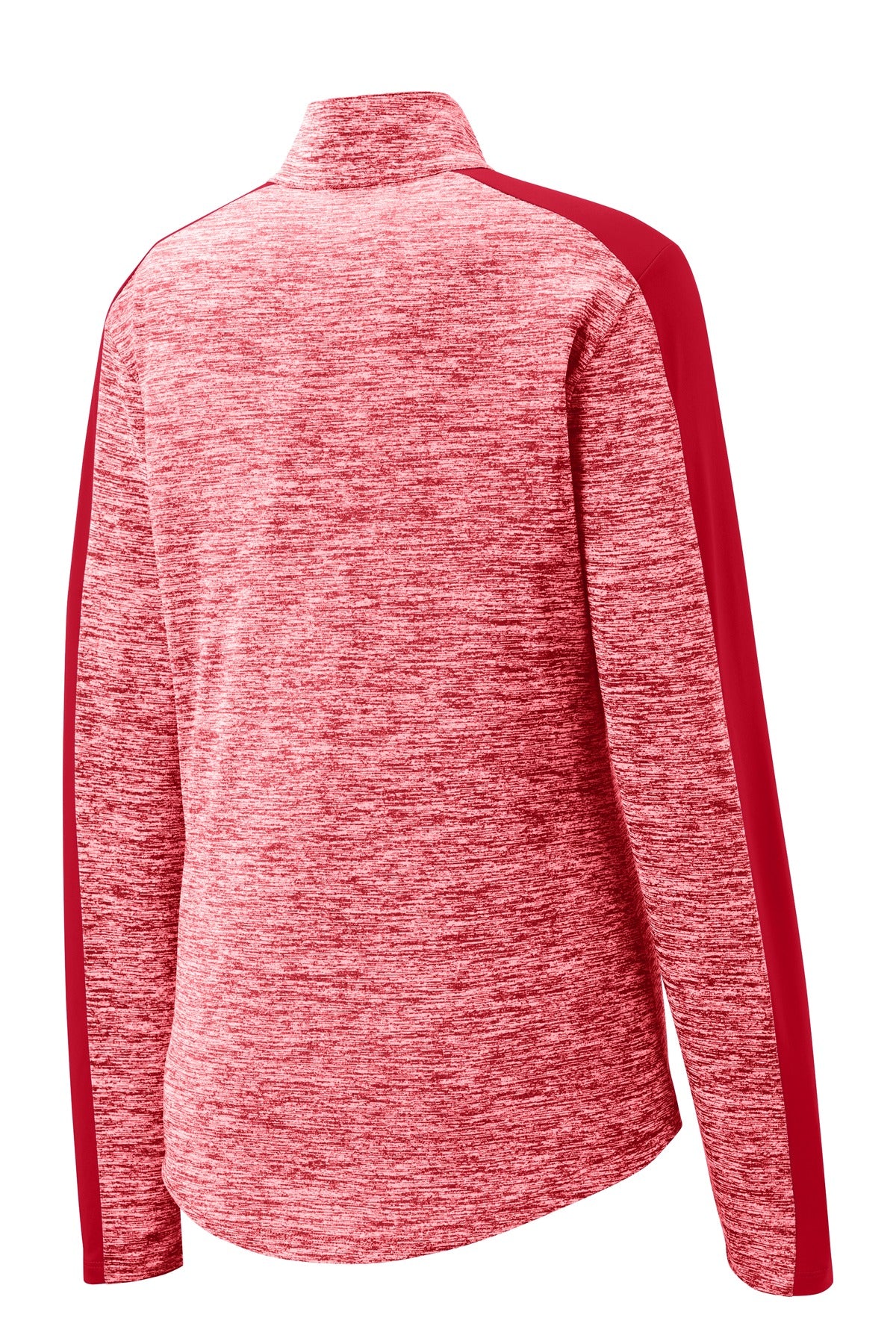 Sport-Tek Women's PosiCharge Electric Heather Colorblock 1/4-Zip Pullover LST397 Womens Apparel Sweatshirts & Fleece