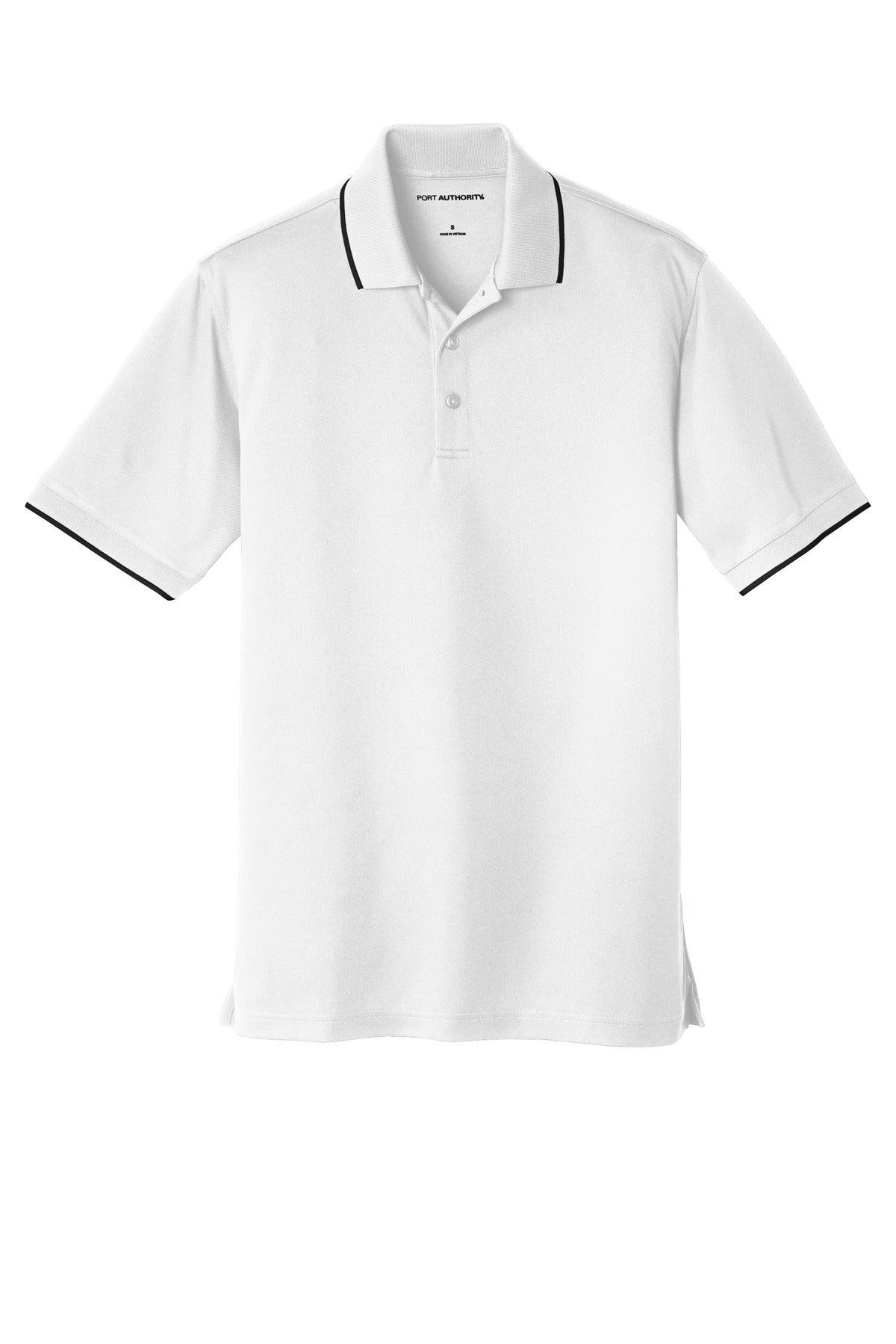 Port Authority Men's Dry Zone UV Micro-Mesh Tipped Polo. K111 Mens Apparel Shirts & Tops