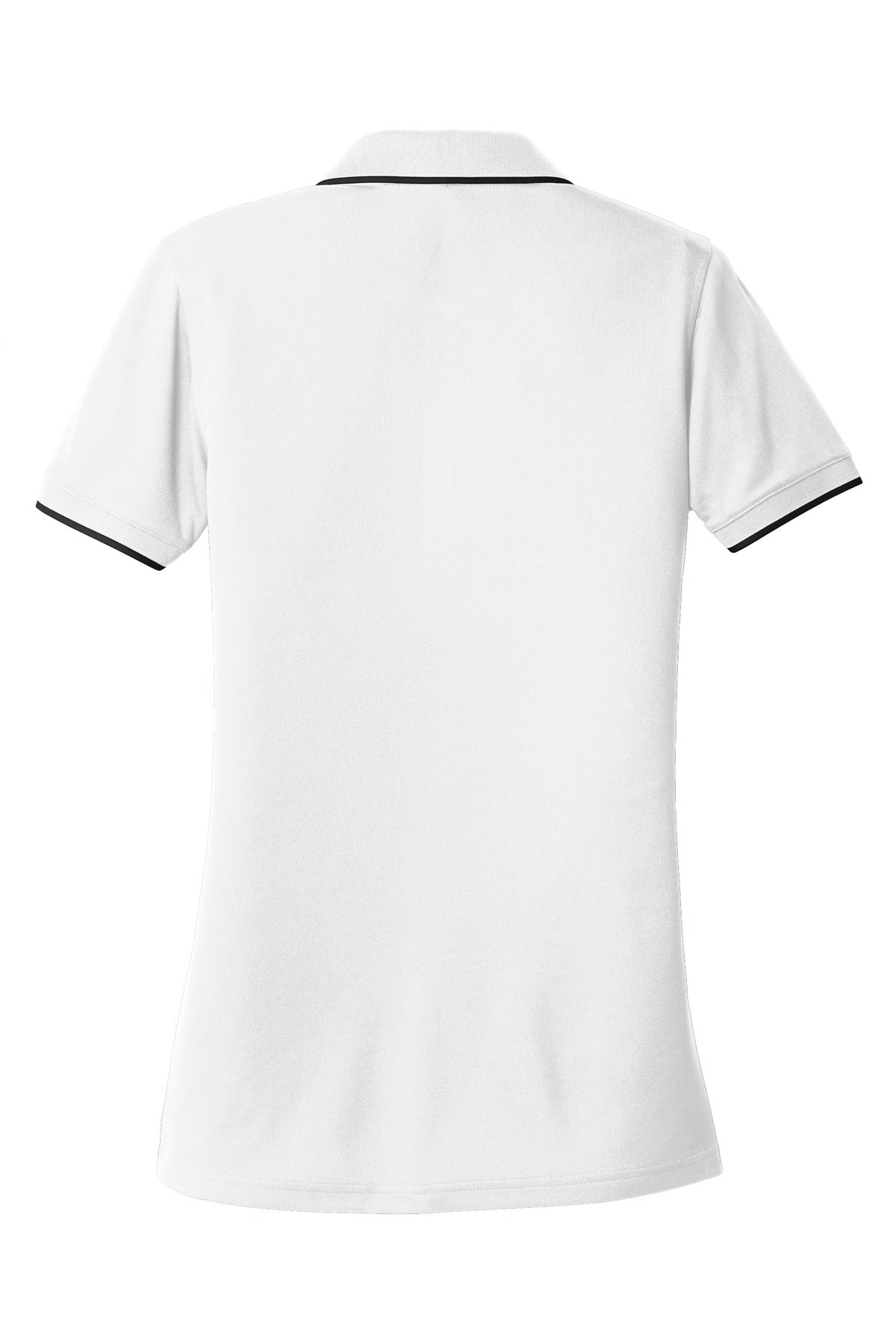 Port Authority Women's Dry Zone UV Micro-Mesh Tipped Polo. LK111 Womens Apparel Shirts & Tops
