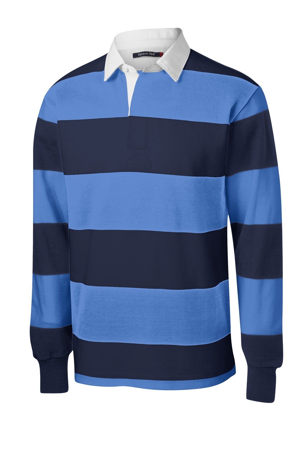 Sport-Tek Men's Classic Long Sleeve Rugby Polo Mens Apparel Shirts & Tops