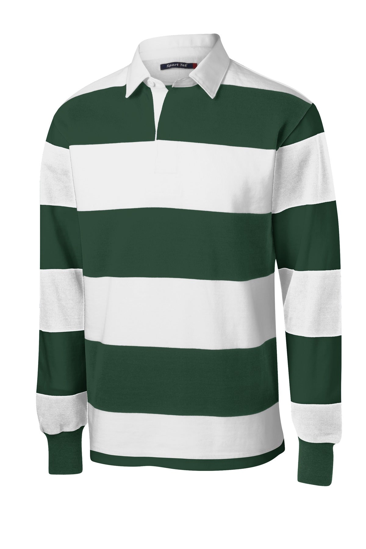 Sport-Tek Men's Classic Long Sleeve Rugby Polo Mens Apparel Shirts & Tops