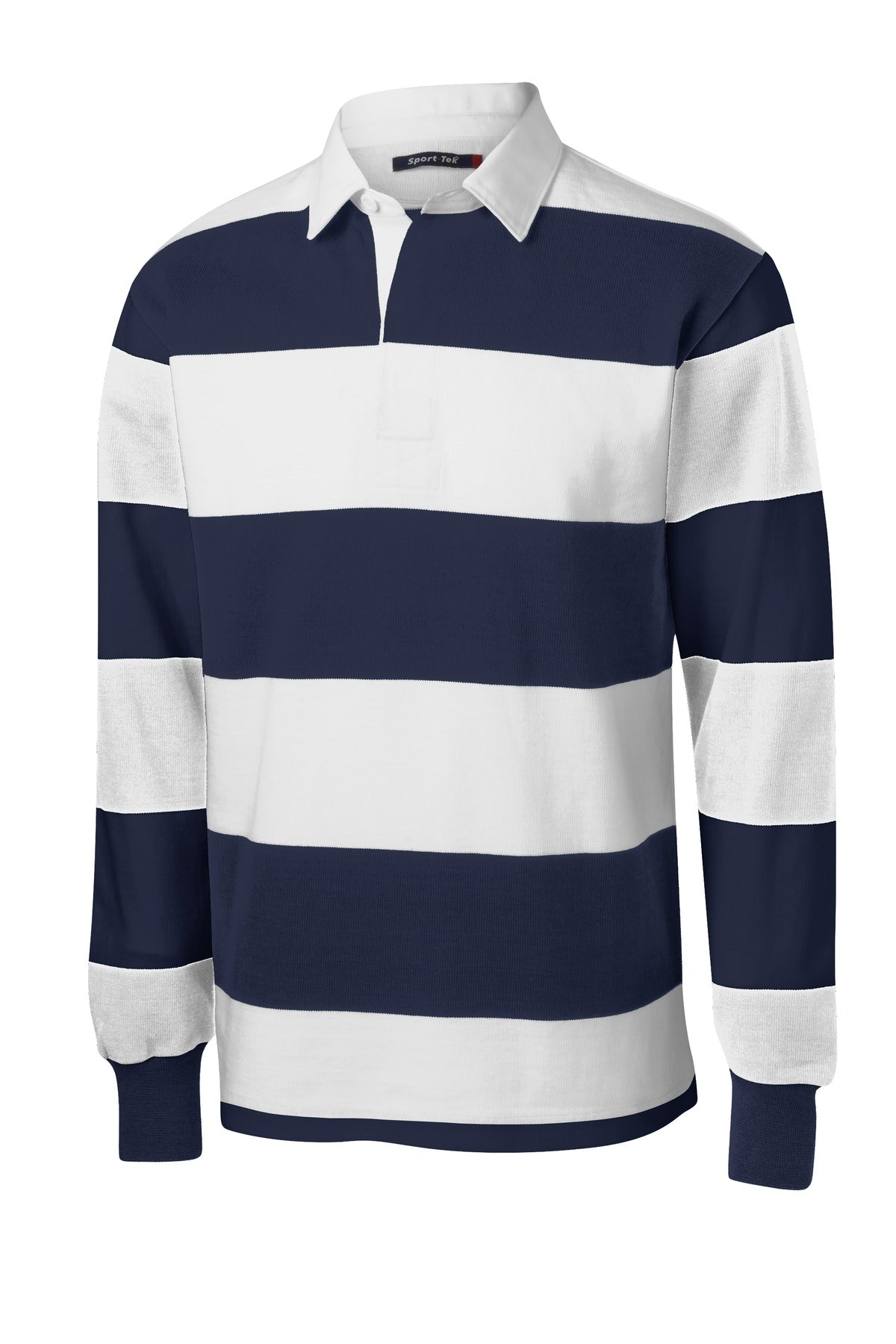 Sport-Tek Men's Classic Long Sleeve Rugby Polo Mens Apparel Shirts & Tops