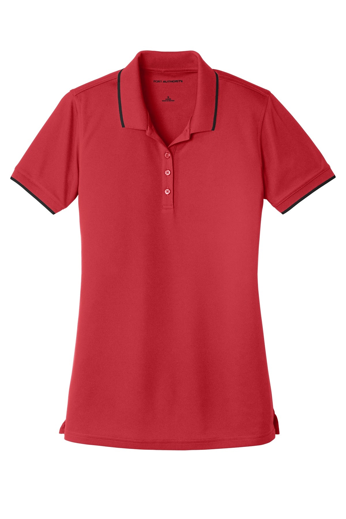 Port Authority Women's Dry Zone UV Micro-Mesh Tipped Polo. LK111 Womens Apparel Shirts & Tops