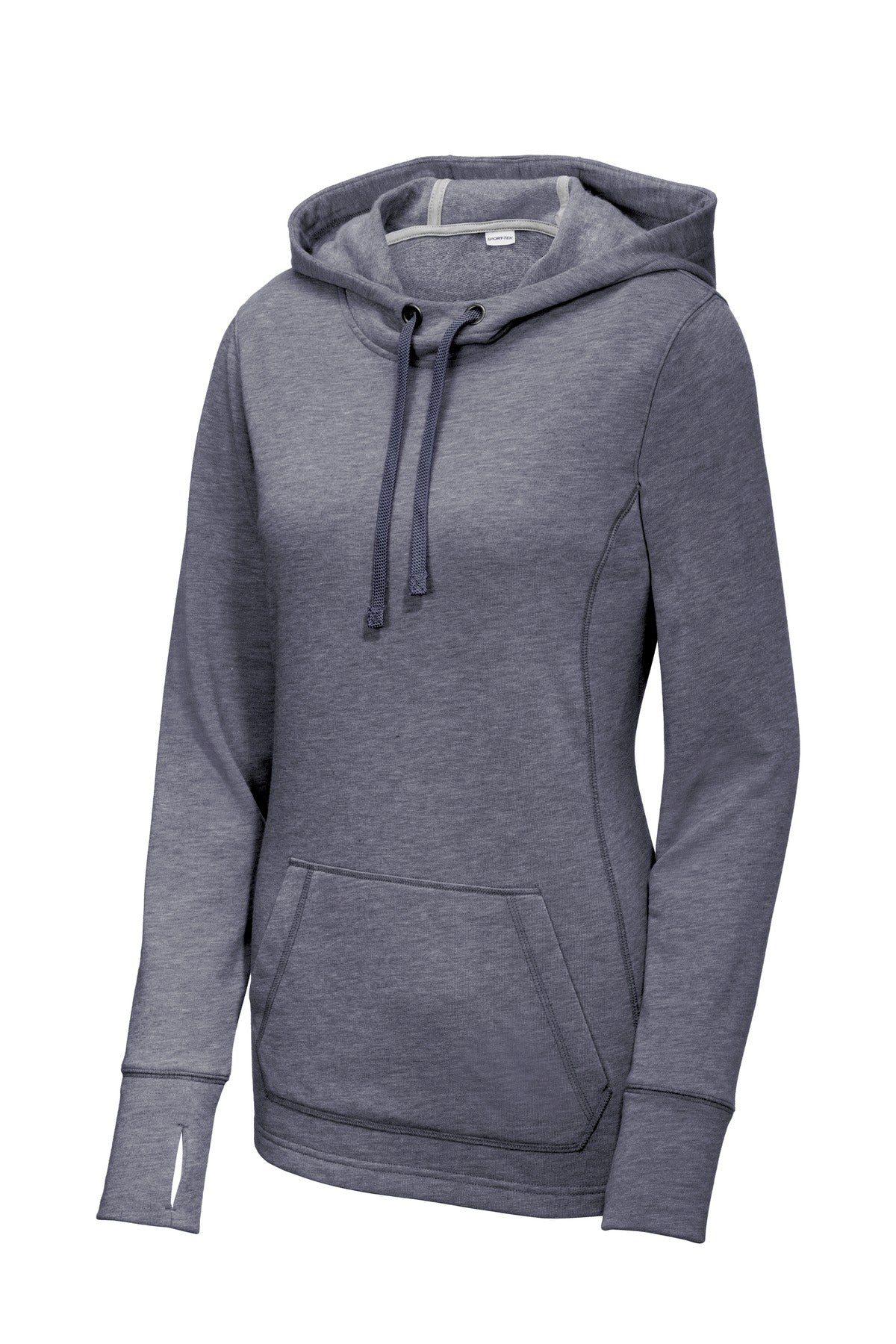 Sport-Tek Women's PosiCharge Tri-Blend Wicking Fleece Hooded Pullover LST296 Womens Apparel Sweatshirts & Fleece