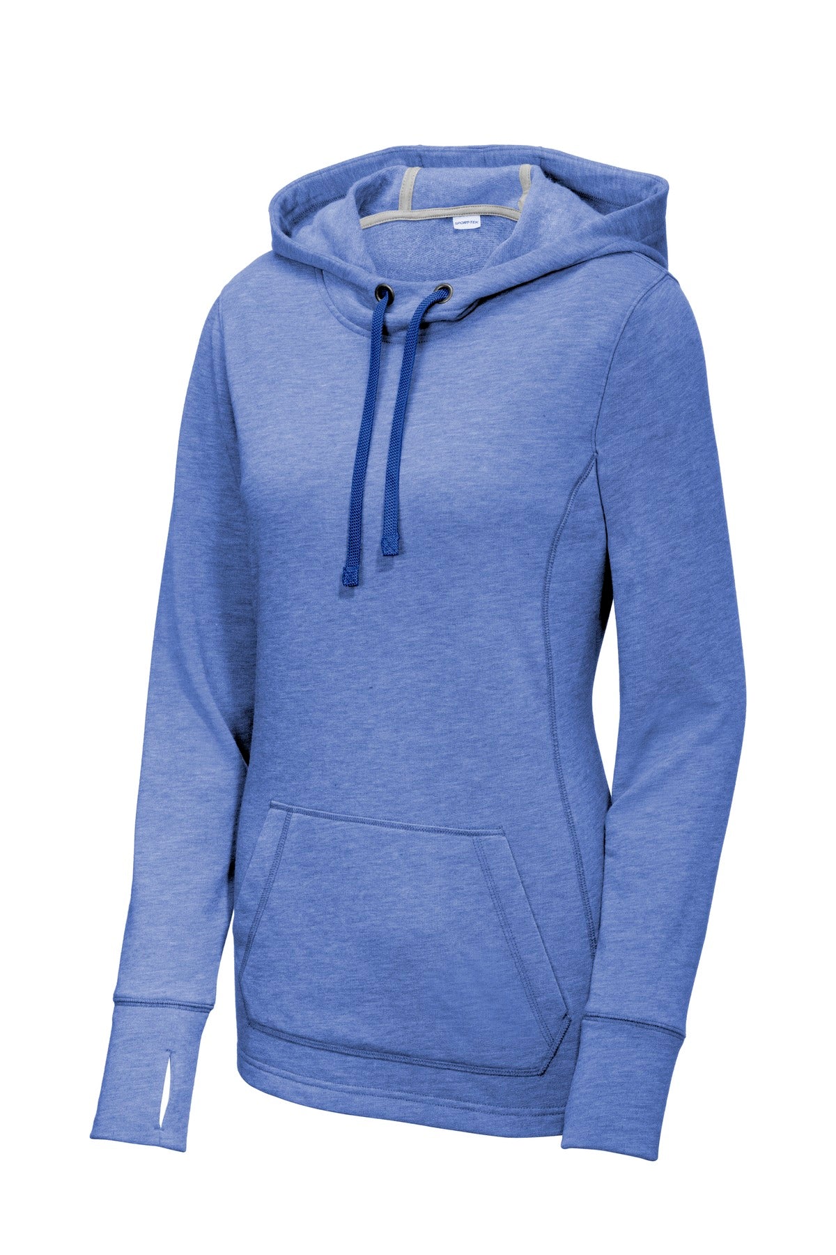 Sport-Tek Women's PosiCharge Tri-Blend Wicking Fleece Hooded Pullover LST296 Womens Apparel Sweatshirts & Fleece