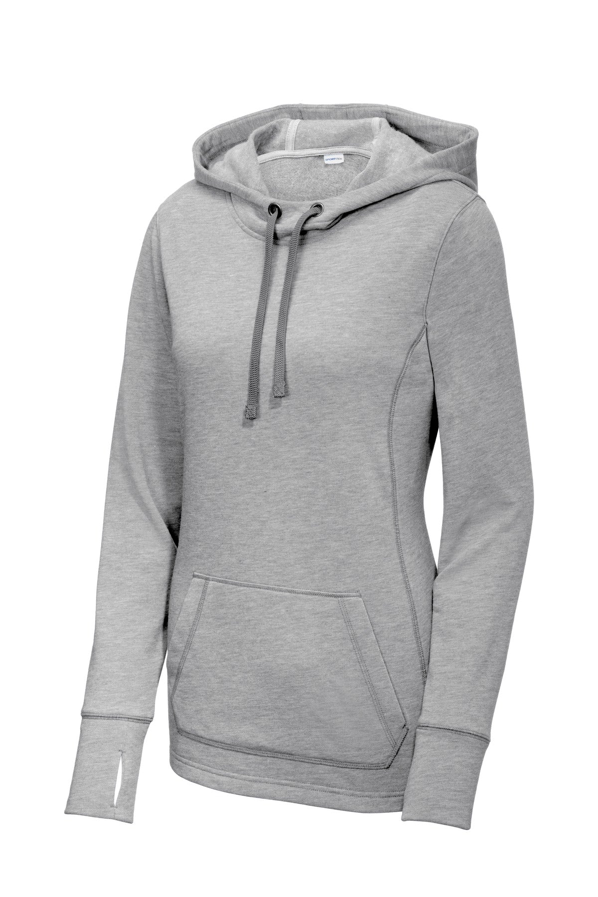 Sport-Tek Women's PosiCharge Tri-Blend Wicking Fleece Hooded Pullover LST296 Womens Apparel Sweatshirts & Fleece