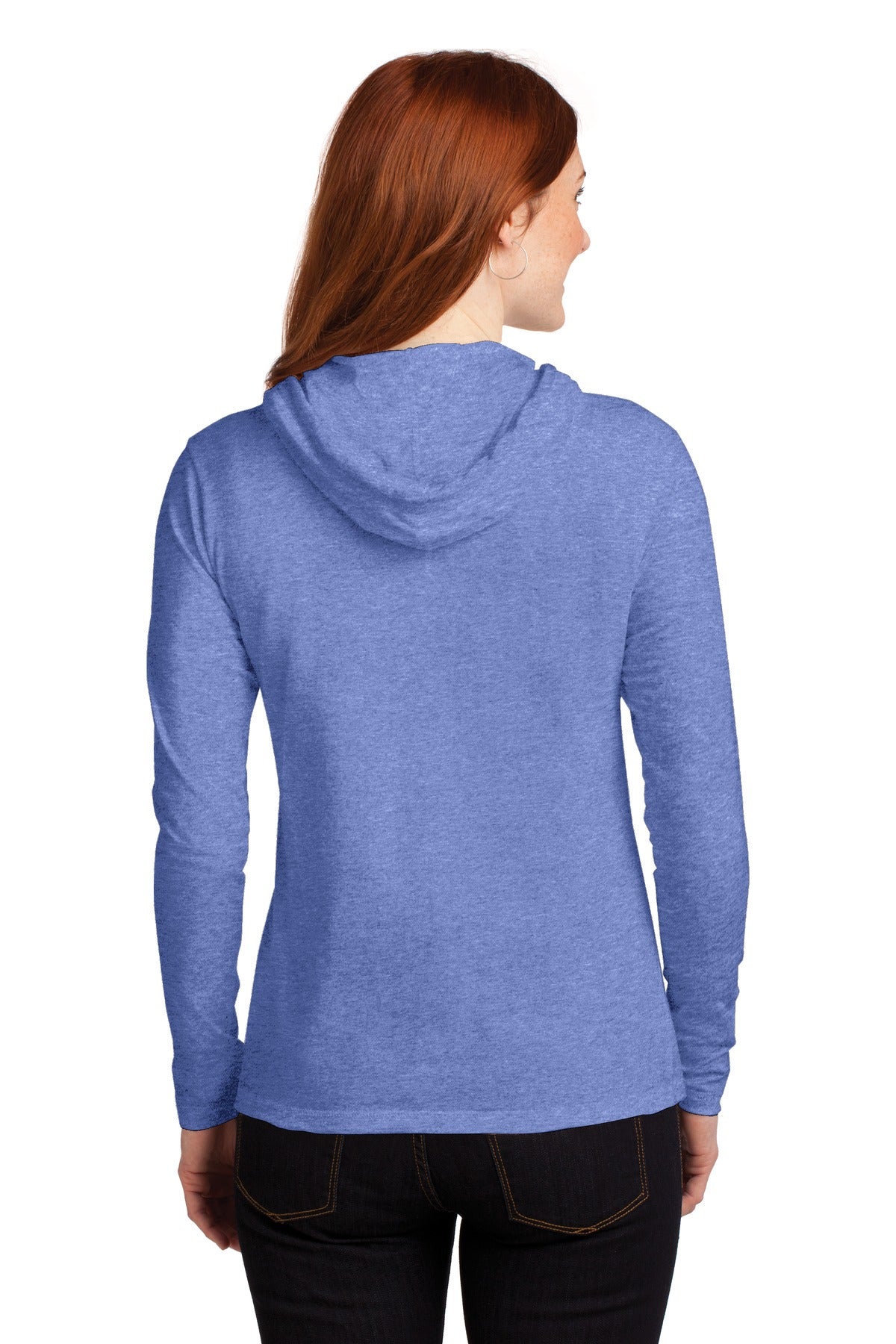 Gildan Women's Long Sleeve Hooded T-Shirt Womens Apparel Shirts & Tops