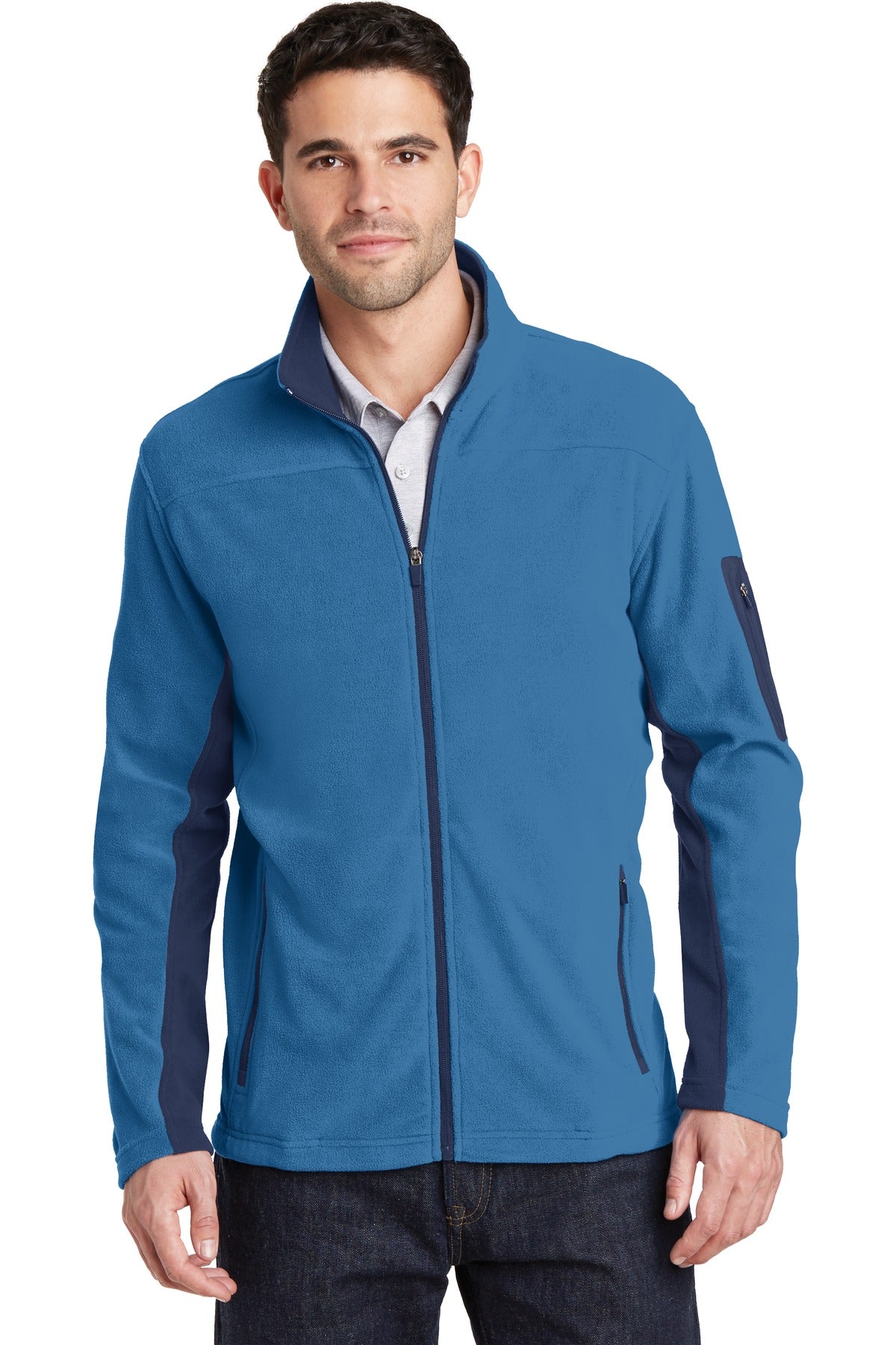 Port Authority Men's Summit Fleece Full-Zip Jacket. F233 Mens Apparel Jackets & Vests