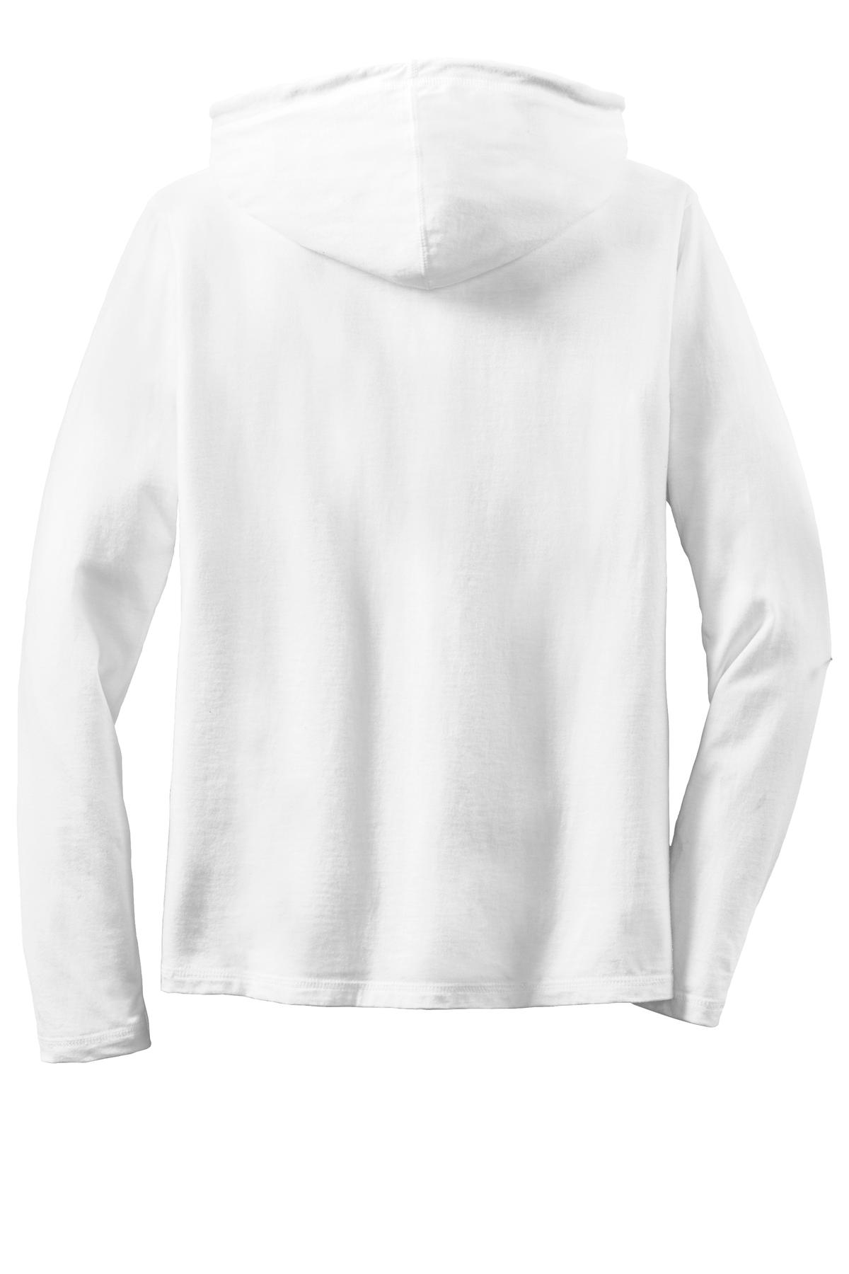 Gildan Women's Long Sleeve Hooded T-Shirt Womens Apparel Shirts & Tops
