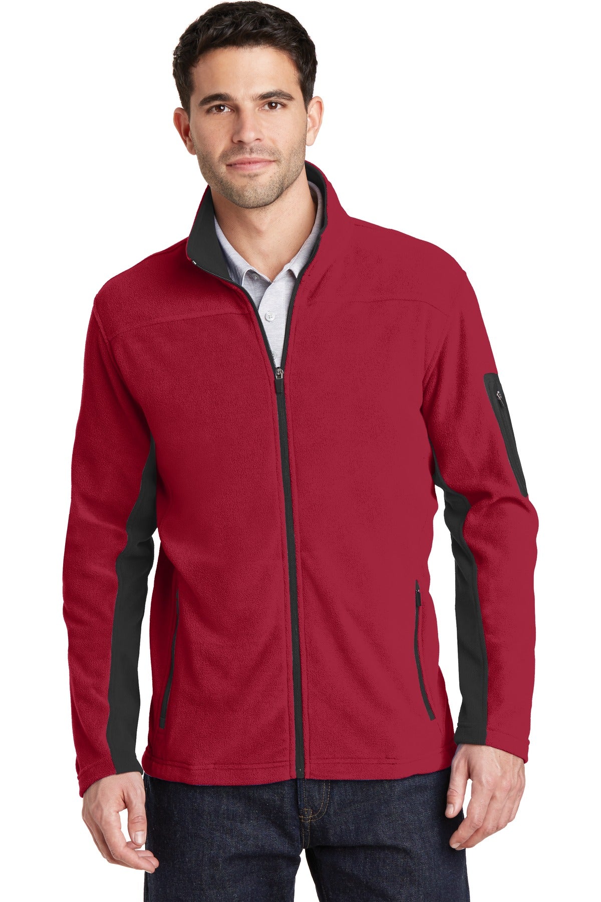 Port Authority Men's Summit Fleece Full-Zip Jacket. F233 Mens Apparel Jackets & Vests