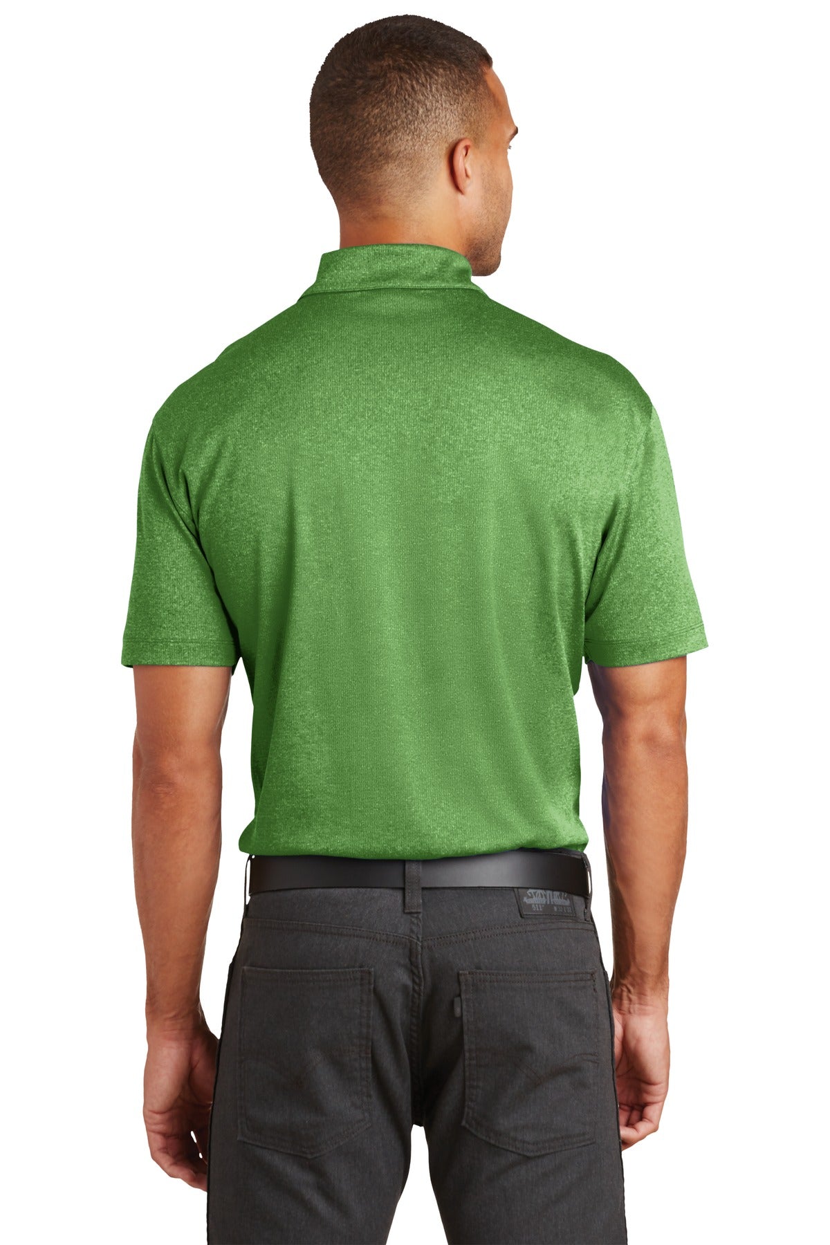 Port Authority Men's Trace Heather Polo. K576 Mens Apparel Shirts & Tops
