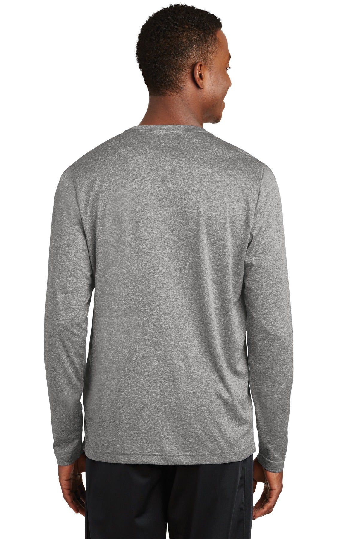 Sport-Tek Men's Long Sleeve Heather Contender Tee Mens Apparel Shirts & Tops