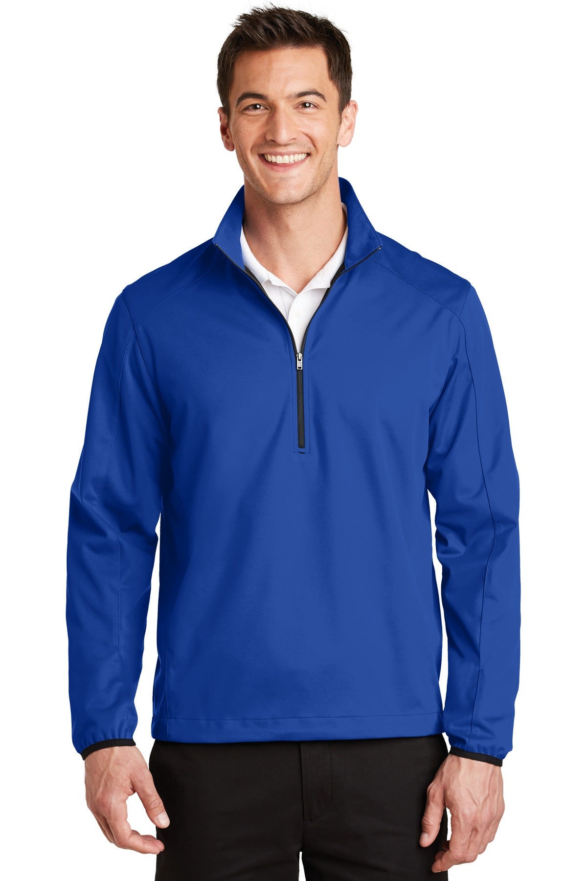 Port Authority Men's Active 1/2-Zip Soft Shell Jacket. J716 Mens Apparel Jackets & Vests