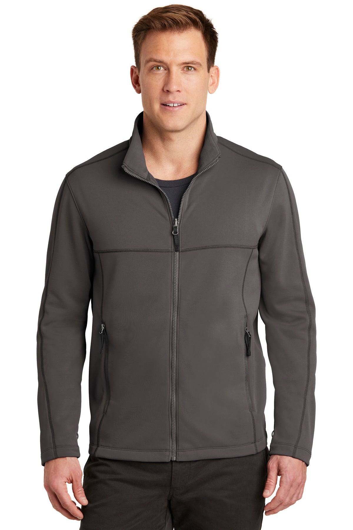 Port Authority Men's Collective Smooth Fleece Jacket. F904 Mens Apparel Sweatshirts & Fleece