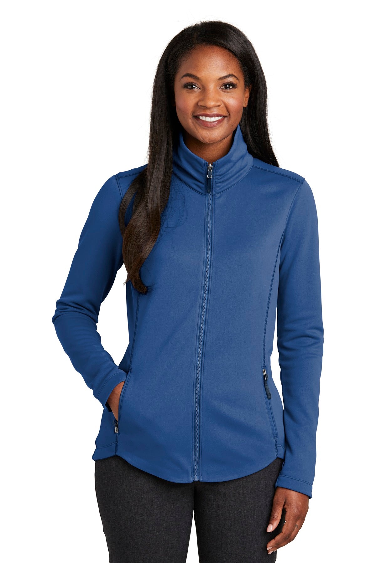 Port Authority Women's Collective Smooth Fleece Jacket. L904 Womens Apparel Sweatshirts & Fleece