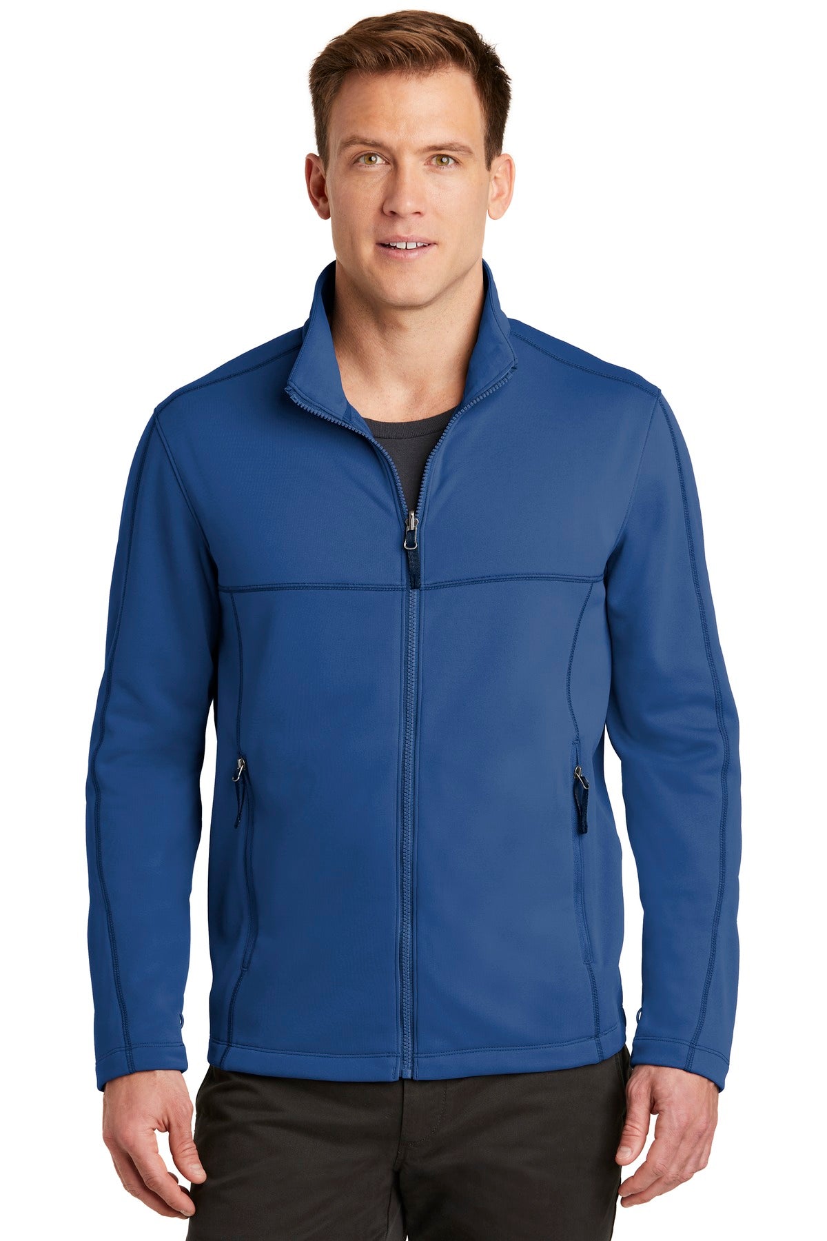 Port Authority Men's Collective Smooth Fleece Jacket. F904 Mens Apparel Sweatshirts & Fleece