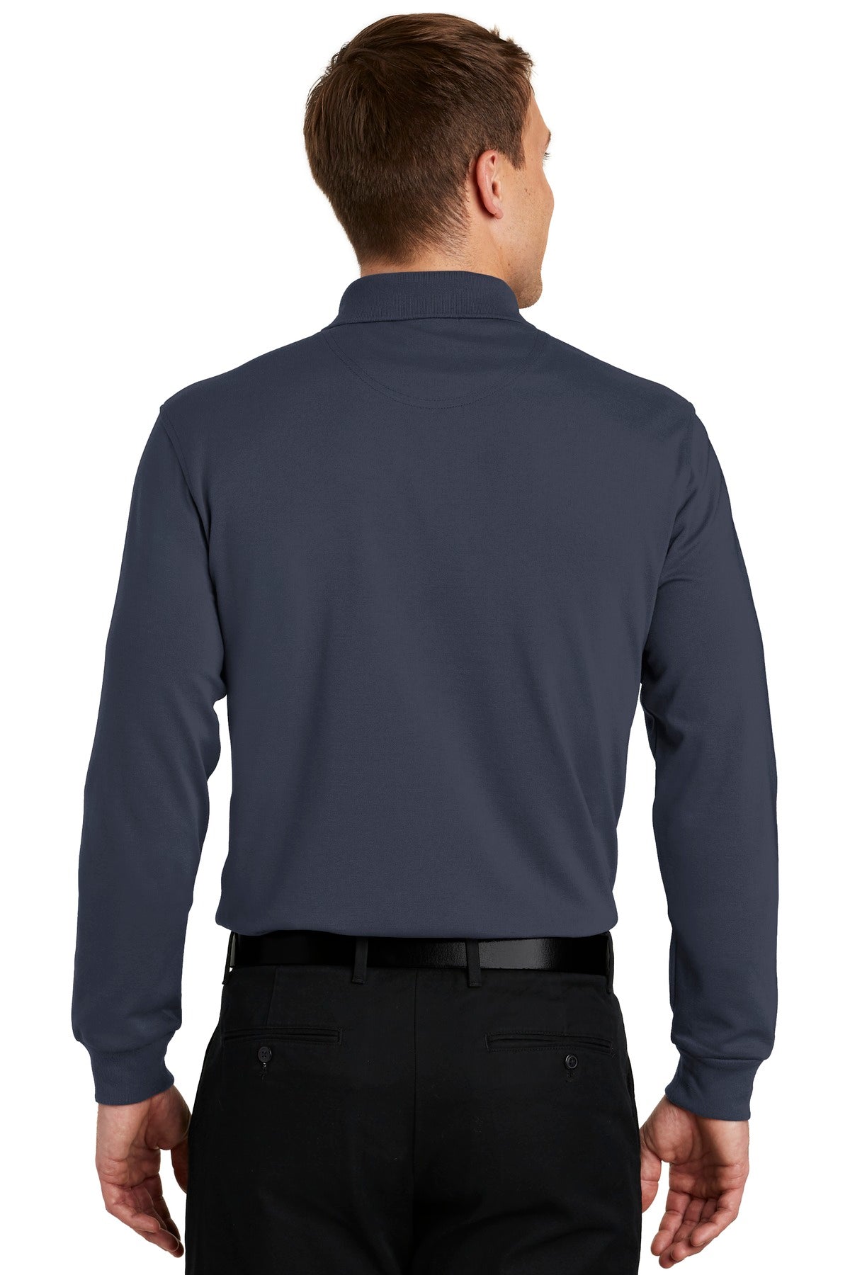 Port Authority Men's Rapid Dry Long Sleeve Polo K455LS Mens Apparel Shirts & Tops