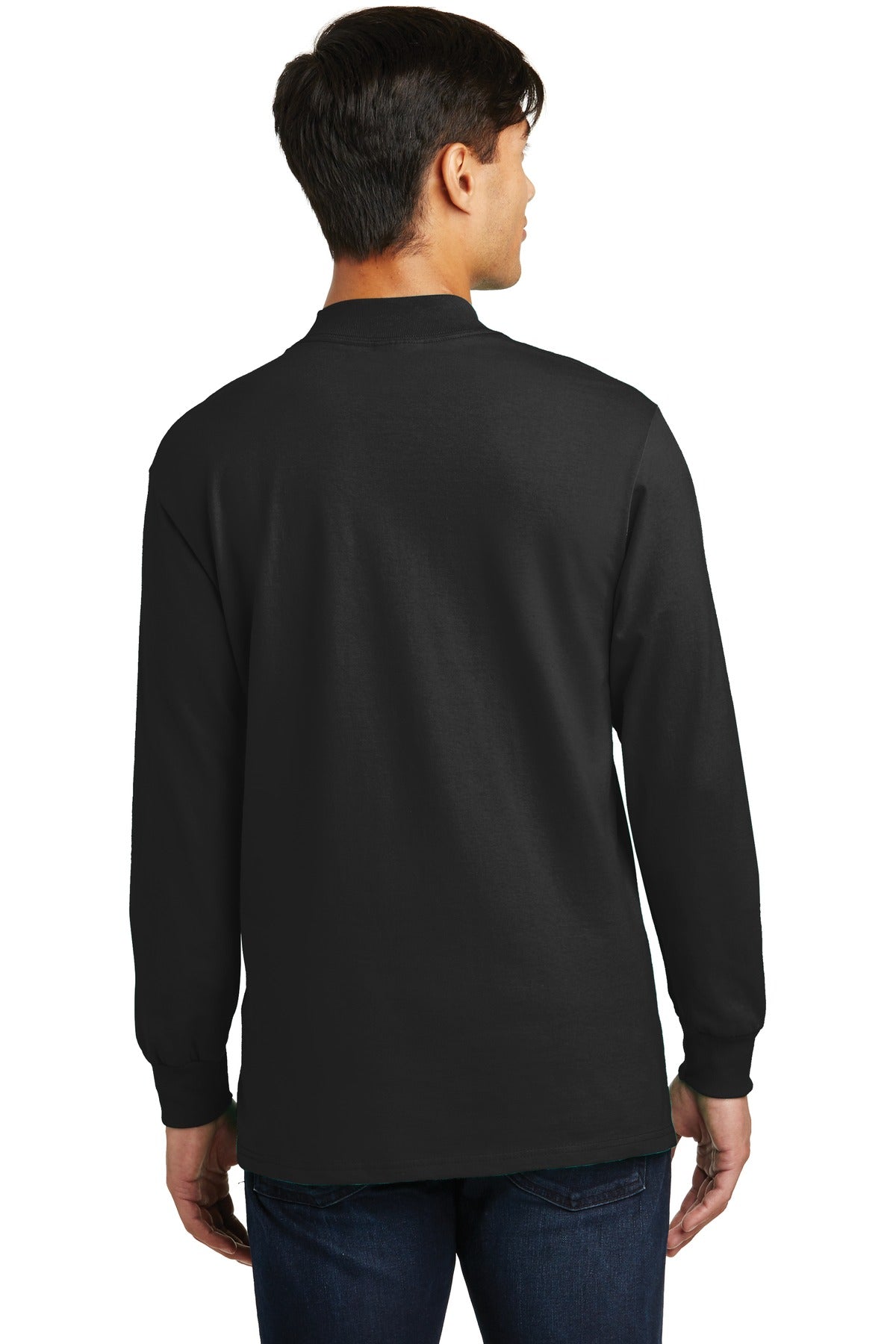 Port & Company Men's Essential Mock Turtleneck Mens Apparel Shirts & Tops