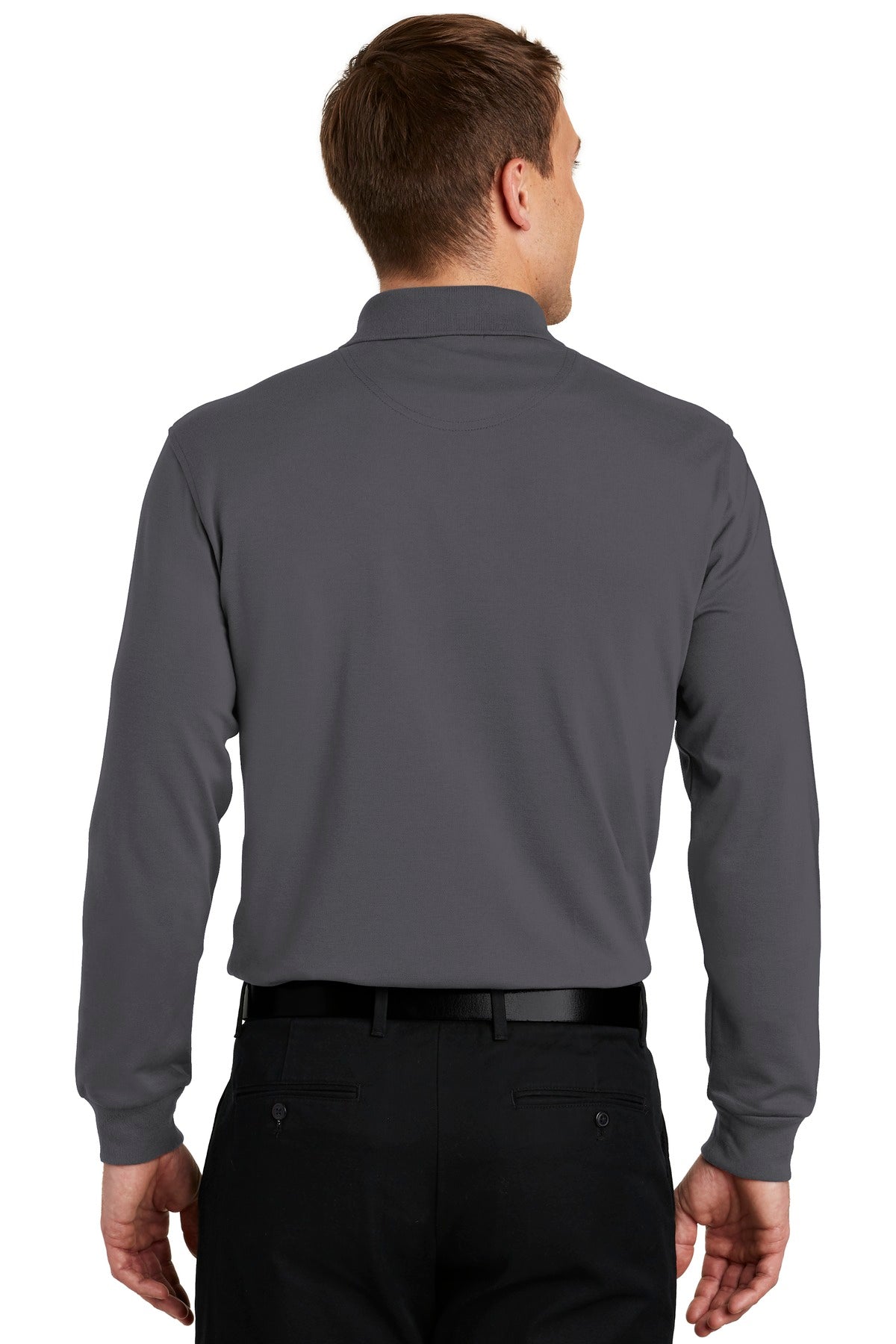 Port Authority Men's Rapid Dry Long Sleeve Polo K455LS Mens Apparel Shirts & Tops