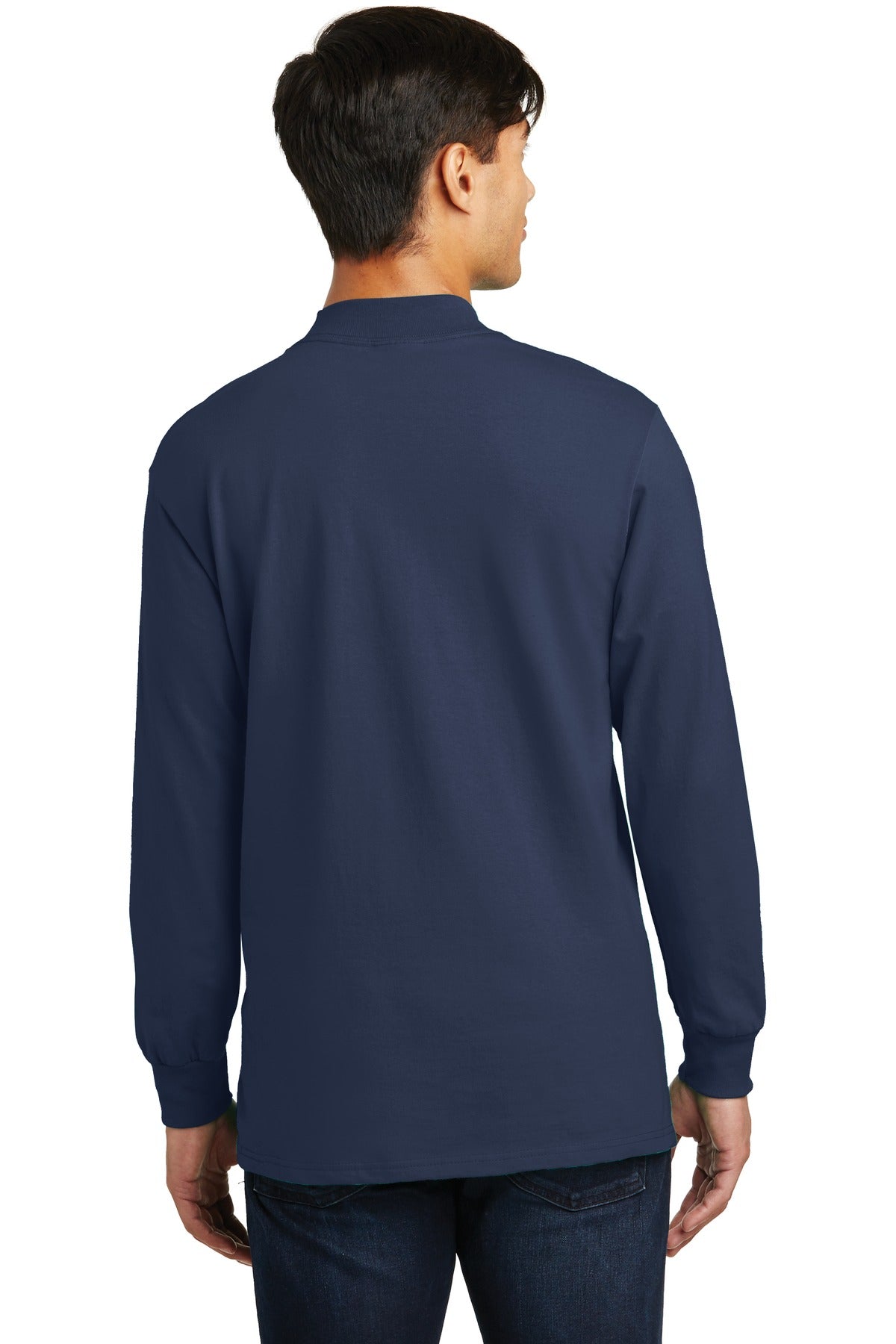Port & Company Men's Essential Mock Turtleneck Mens Apparel Shirts & Tops