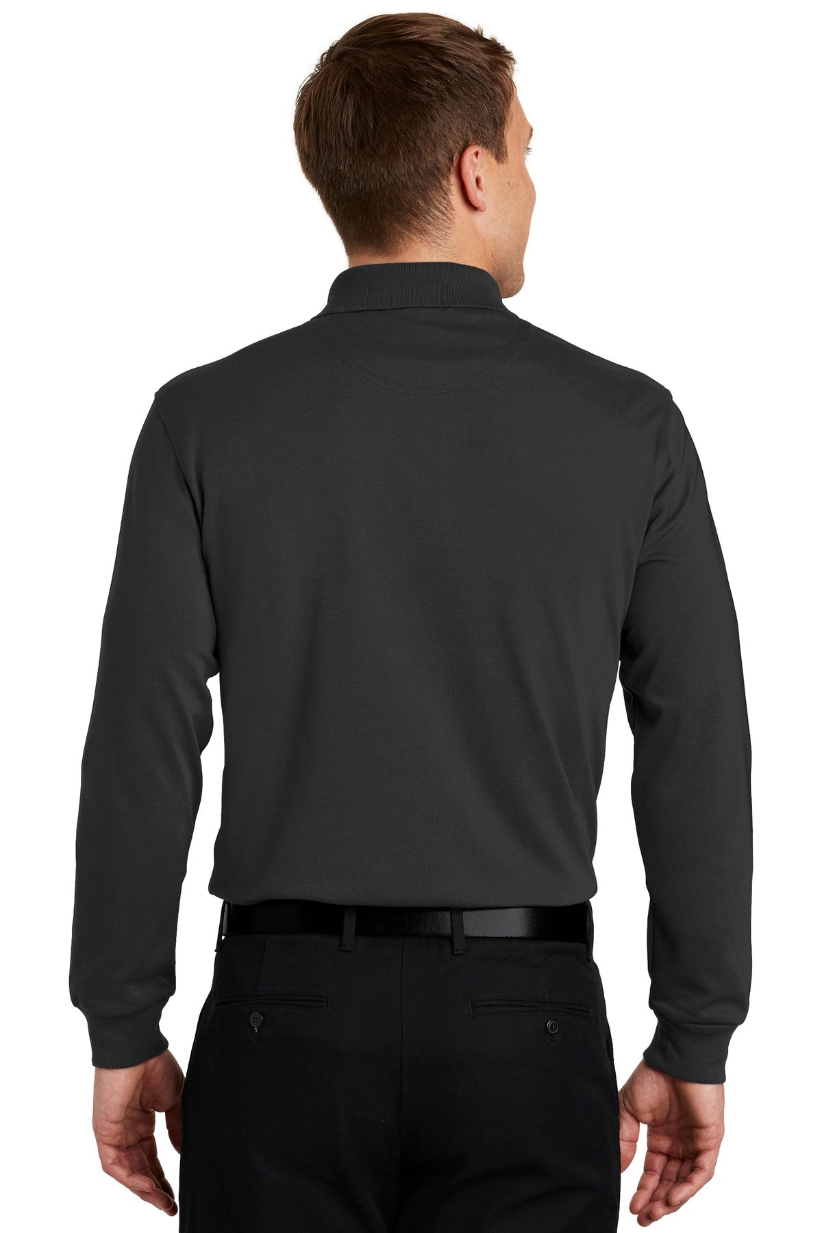 Port Authority Men's Rapid Dry Long Sleeve Polo K455LS Mens Apparel Shirts & Tops