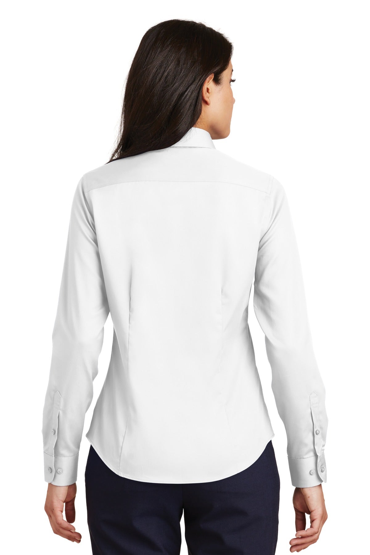 Port Authority Women's Non-Iron Twill Shirt. L638 Womens Apparel Shirts & Tops