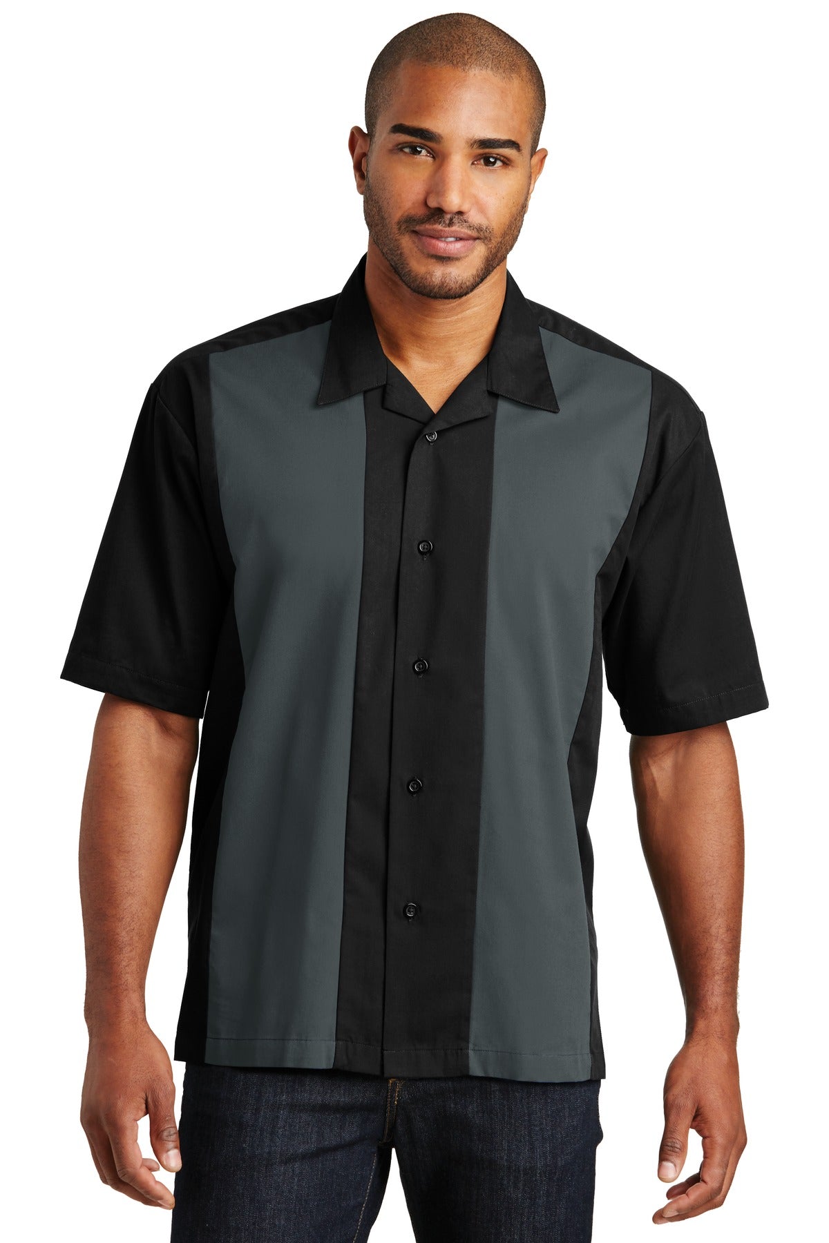Port Authority Men's Retro Camp Shirt. S300 Mens Apparel Shirts & Tops