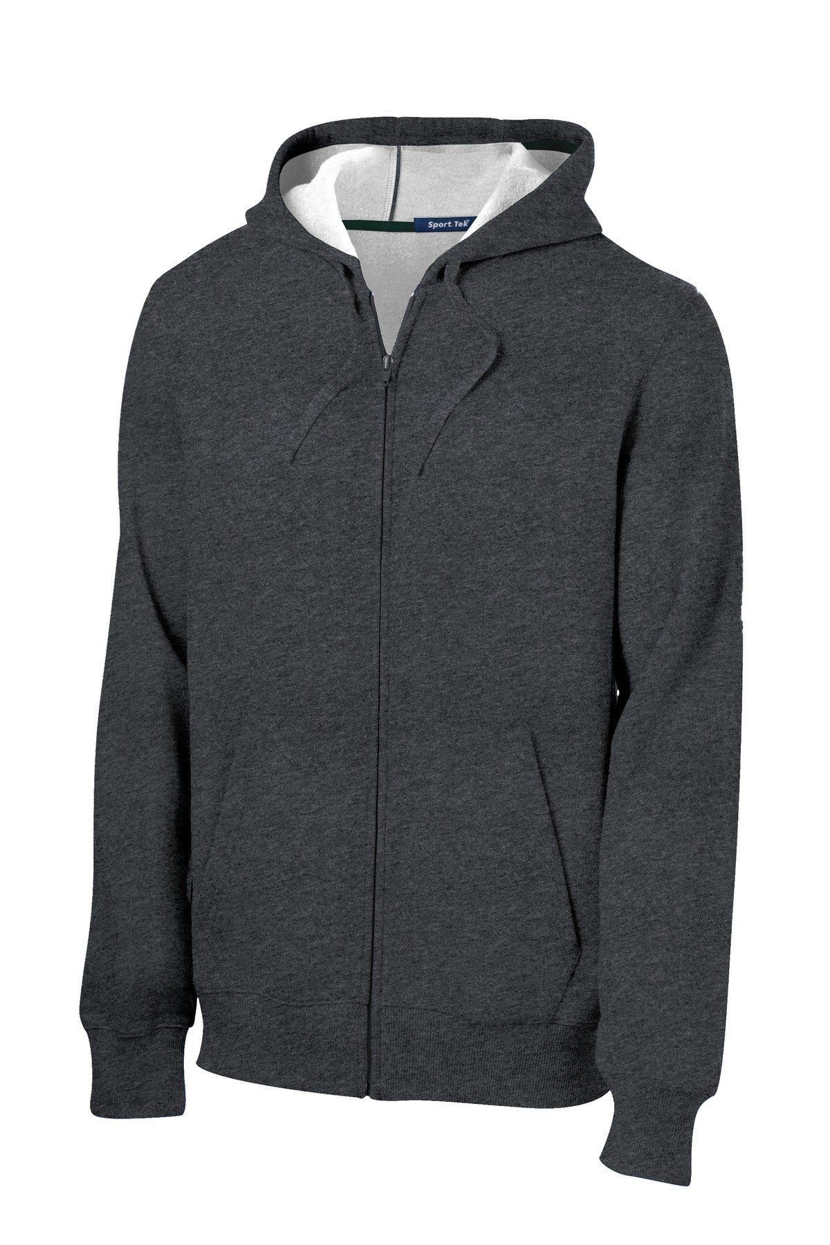 Sport-Tek Men's Full-Zip Hooded Sweatshirt Mens Apparel Sweatshirts & Fleece