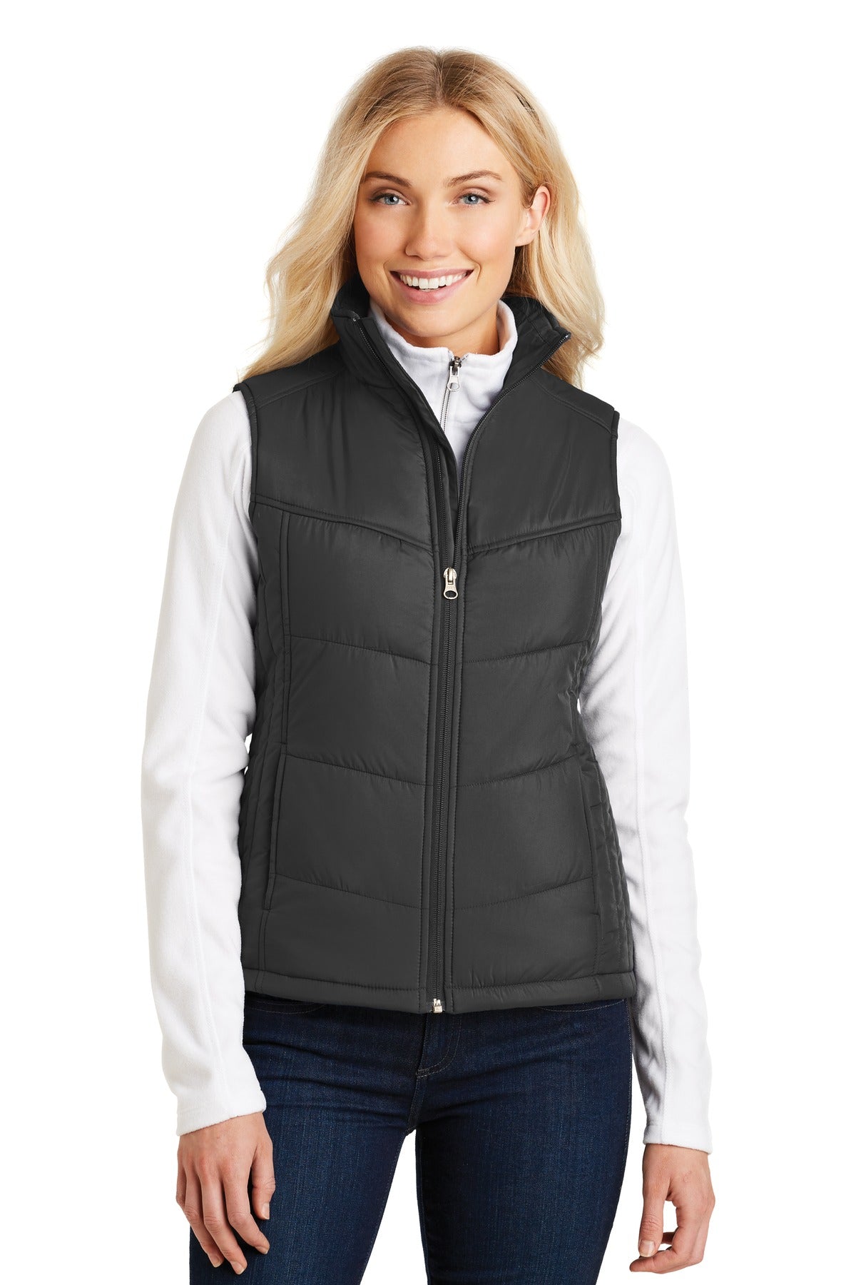 Port Authority Women's Puffy Vest. L709 Womens Apparel Jackets & Vests