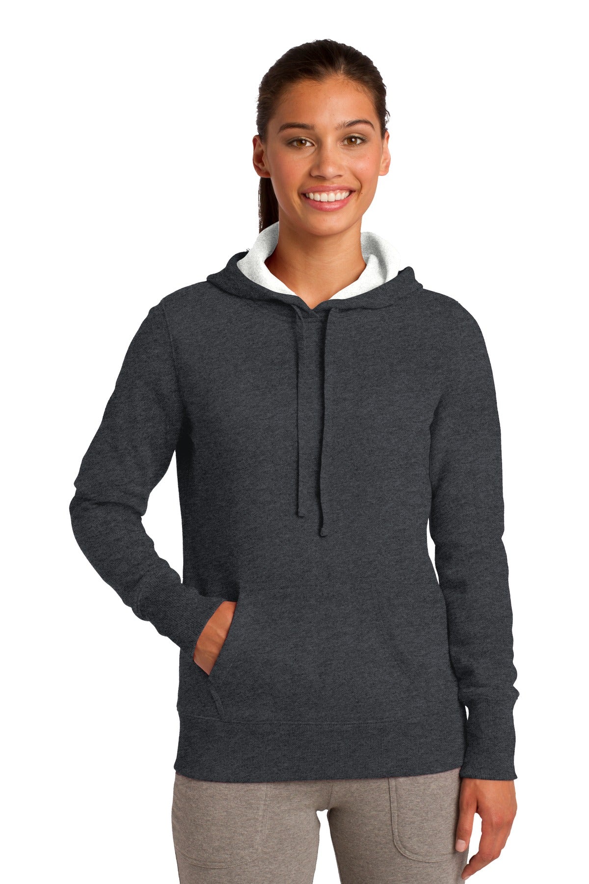 Sport-Tek Women's Pullover Hooded Sweatshirt LST254 Womens Apparel Sweatshirts & Fleece