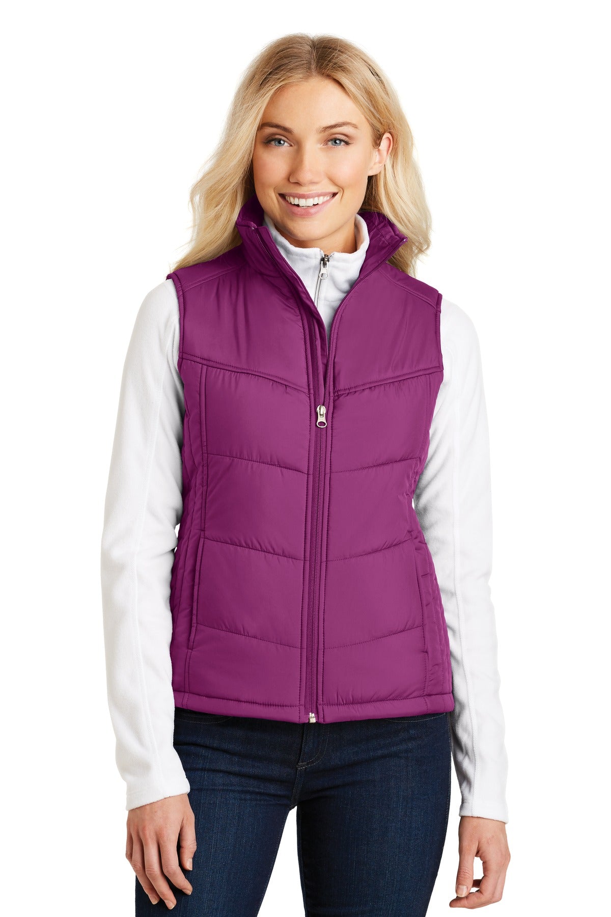 Port Authority Women's Puffy Vest. L709 Womens Apparel Jackets & Vests