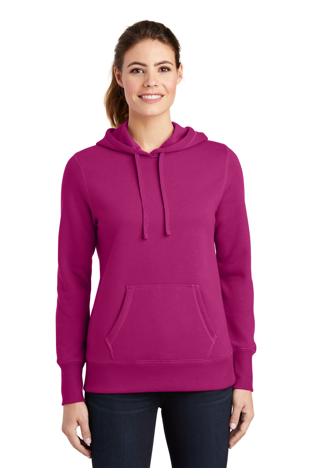 Sport-Tek Women's Pullover Hooded Sweatshirt LST254 Womens Apparel Sweatshirts & Fleece
