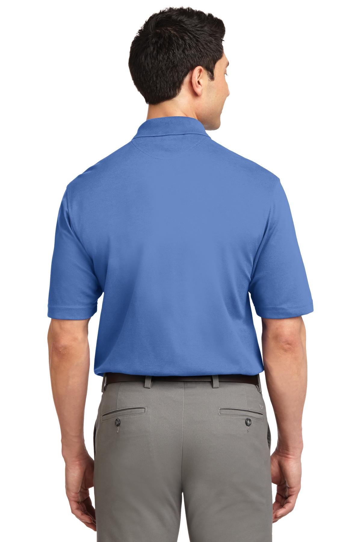 Port Authority Men's Tall Rapid Dry Polo. TLK455 Mens Apparel Shirts & Tops