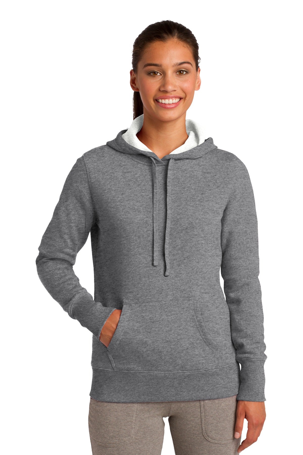 Sport-Tek Women's Pullover Hooded Sweatshirt LST254 Womens Apparel Sweatshirts & Fleece