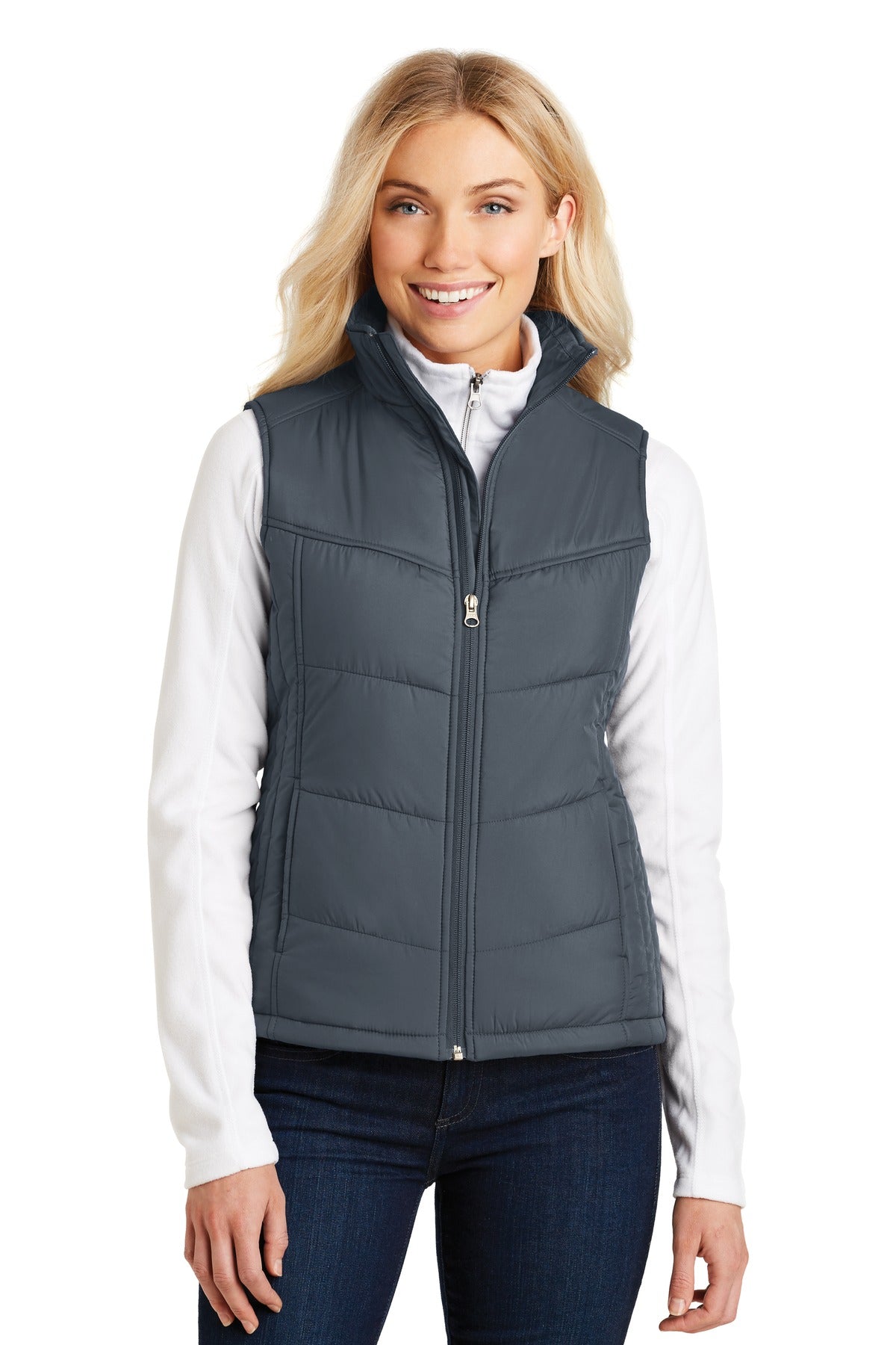 Port Authority Women's Puffy Vest. L709 Womens Apparel Jackets & Vests